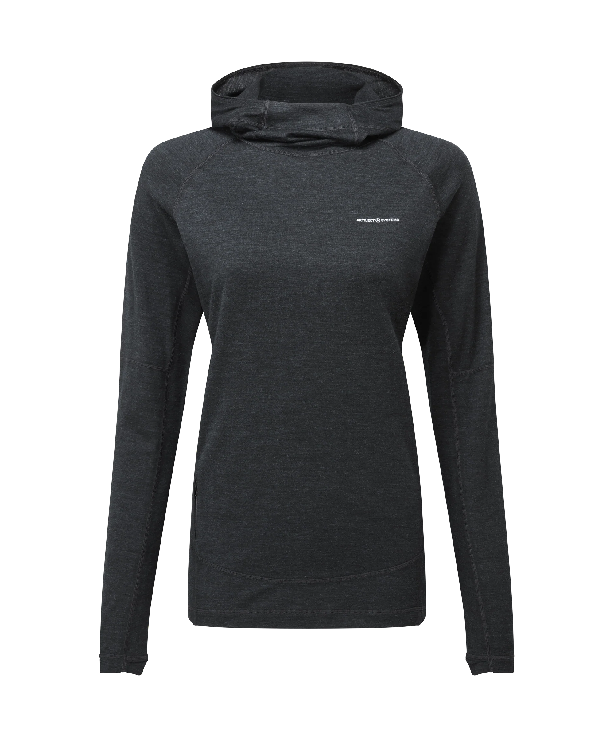 Womens Exposure Hoodie - Black