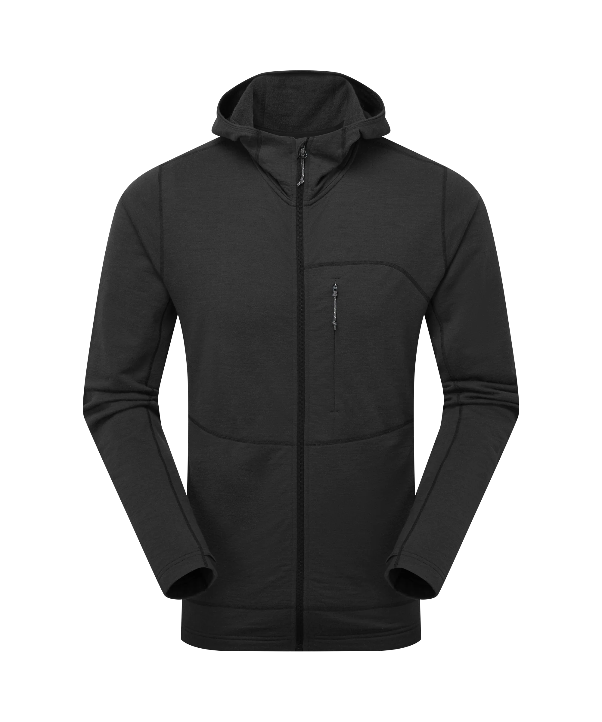 Mens Quandary Peak Hoodie - Black