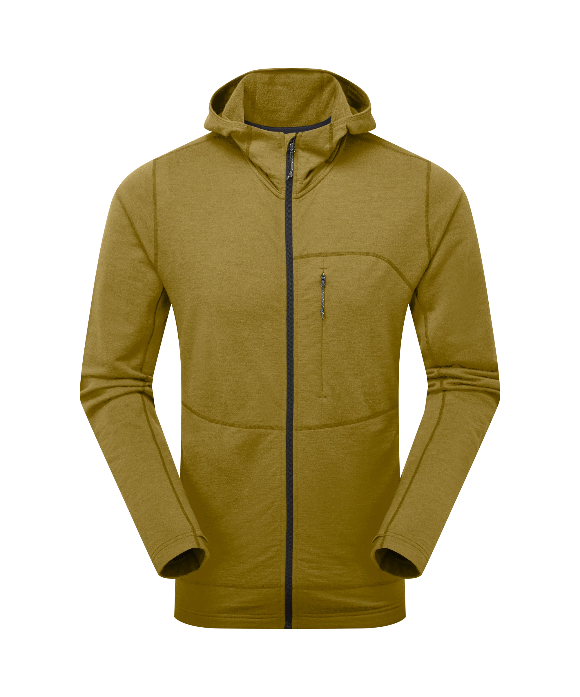 Mens Quandary Peak Hoodie - Moss