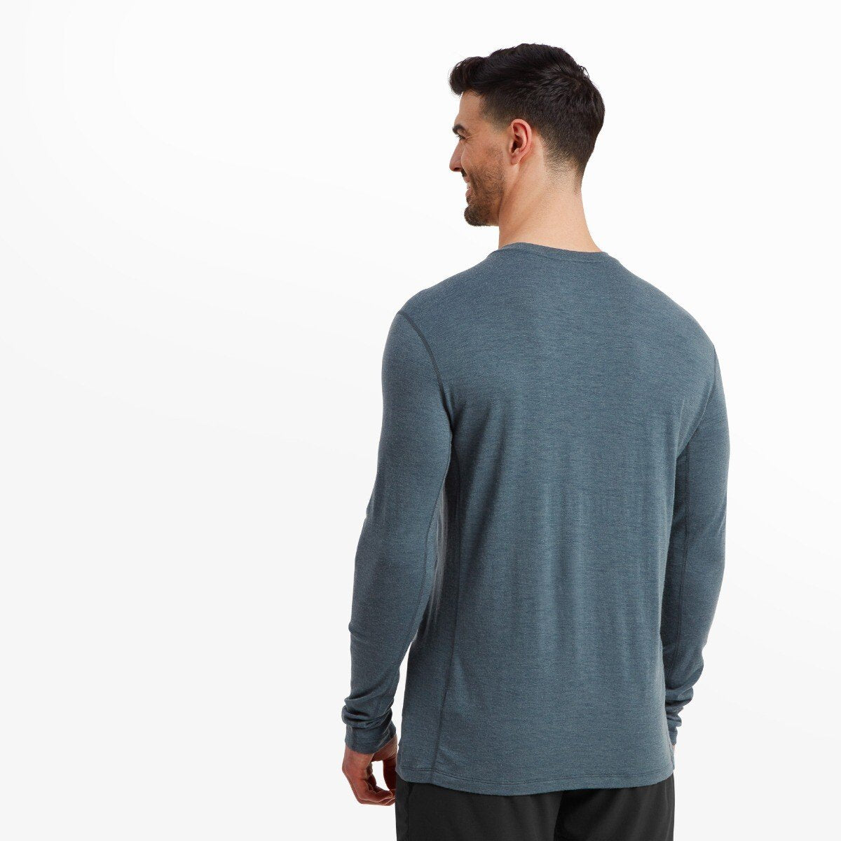 Mens Exposure Long Sleeve Tee - Dark Slate