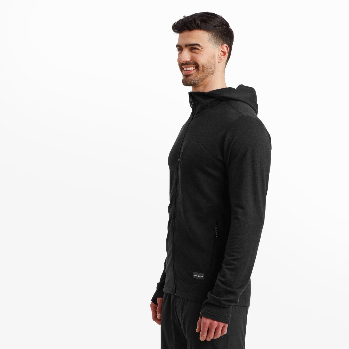 Mens Quandary Peak Hoodie - Black