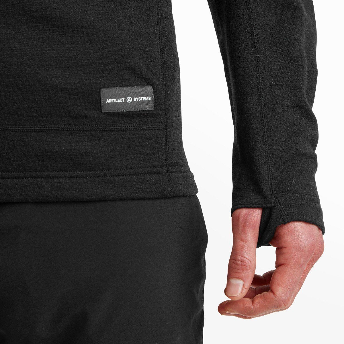 Mens Quandary Peak Hoodie - Black