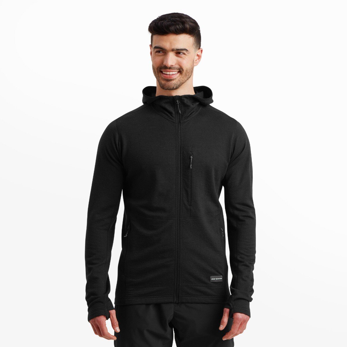 Mens Quandary Peak Hoodie - Black