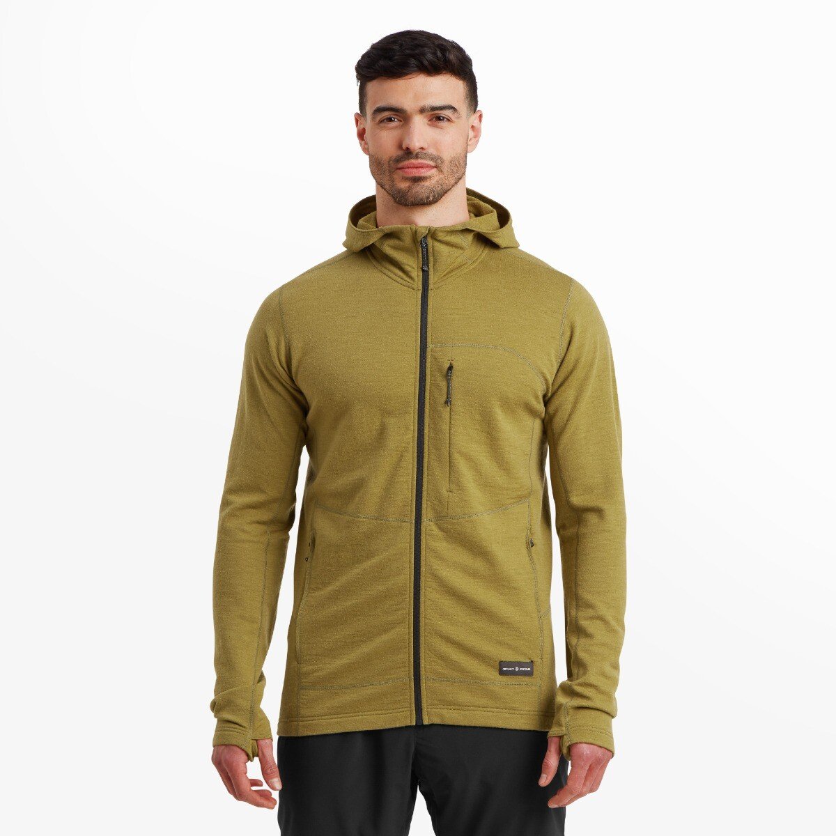 Mens Quandary Peak Hoodie - Moss