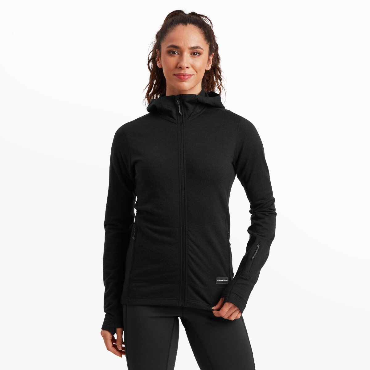 Womens Quandary Peak Hoodie - Black