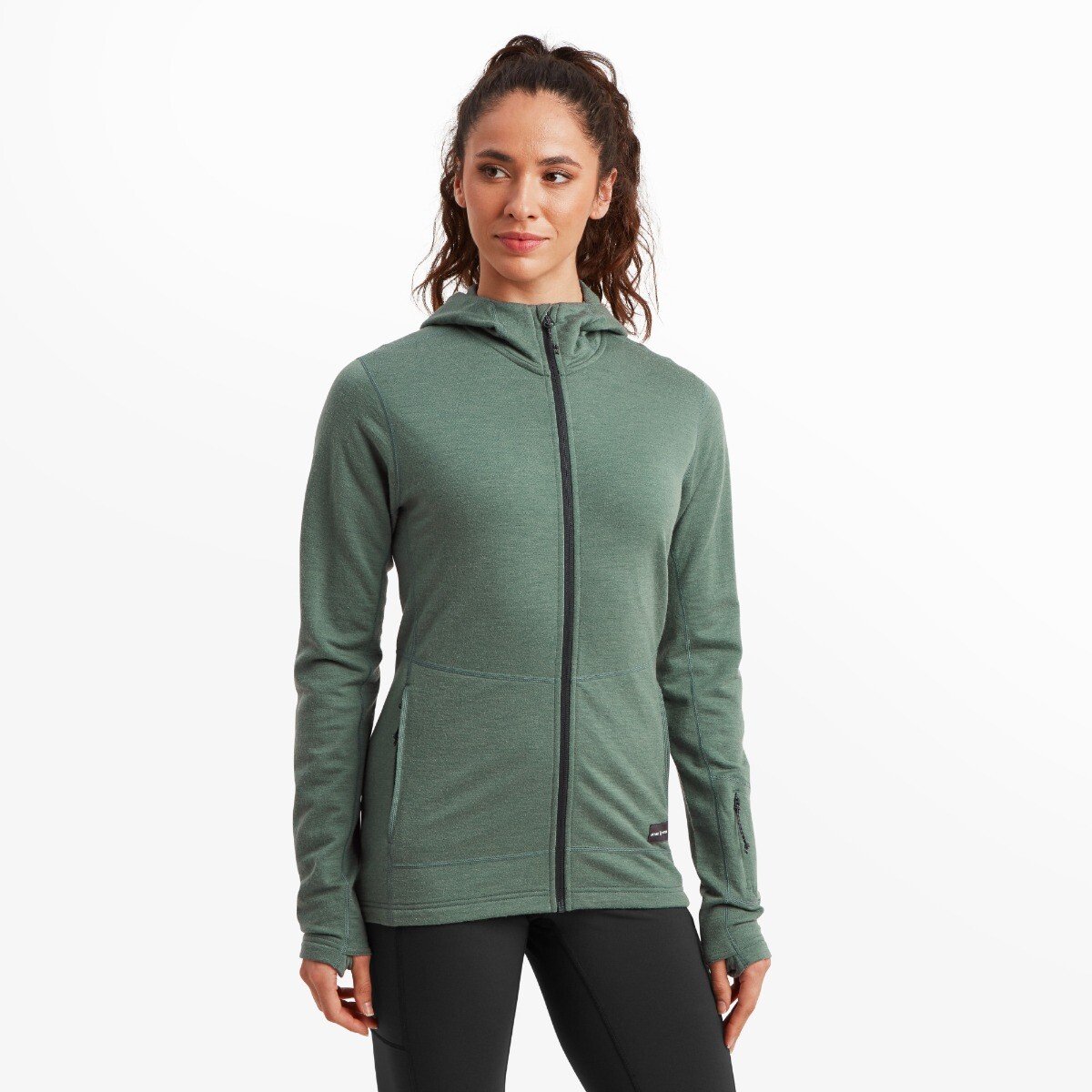 Womens Quandary Peak Hoodie - Sagebrush