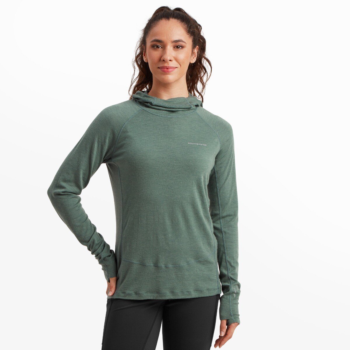 Womens Exposure Hoodie - Sagebrush