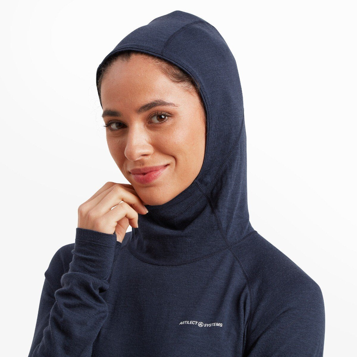 Womens Exposure Hoodie - Sky Captain