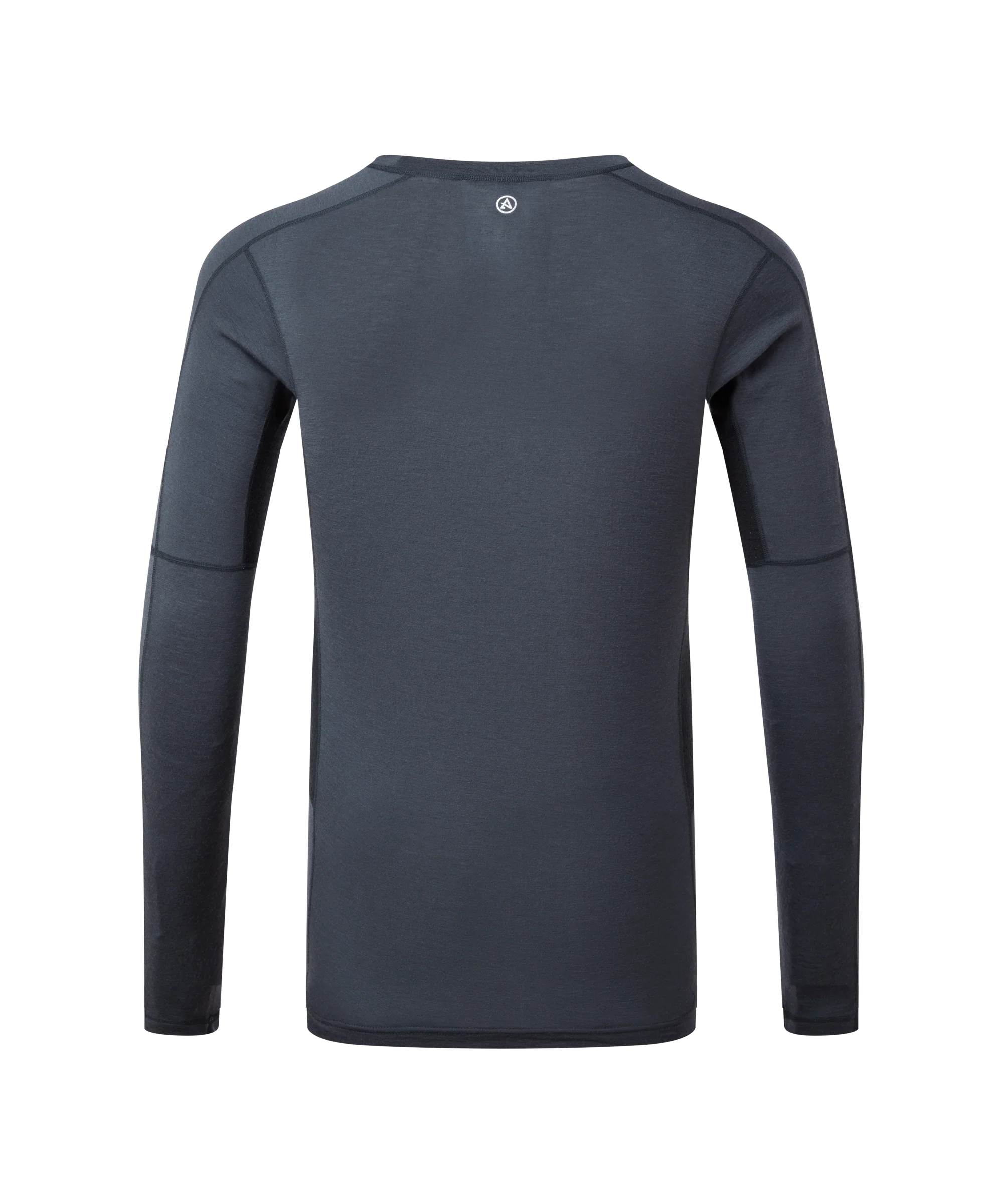 Mens Boulder 125 Long Sleeve Crew - Dusk Blue/Black