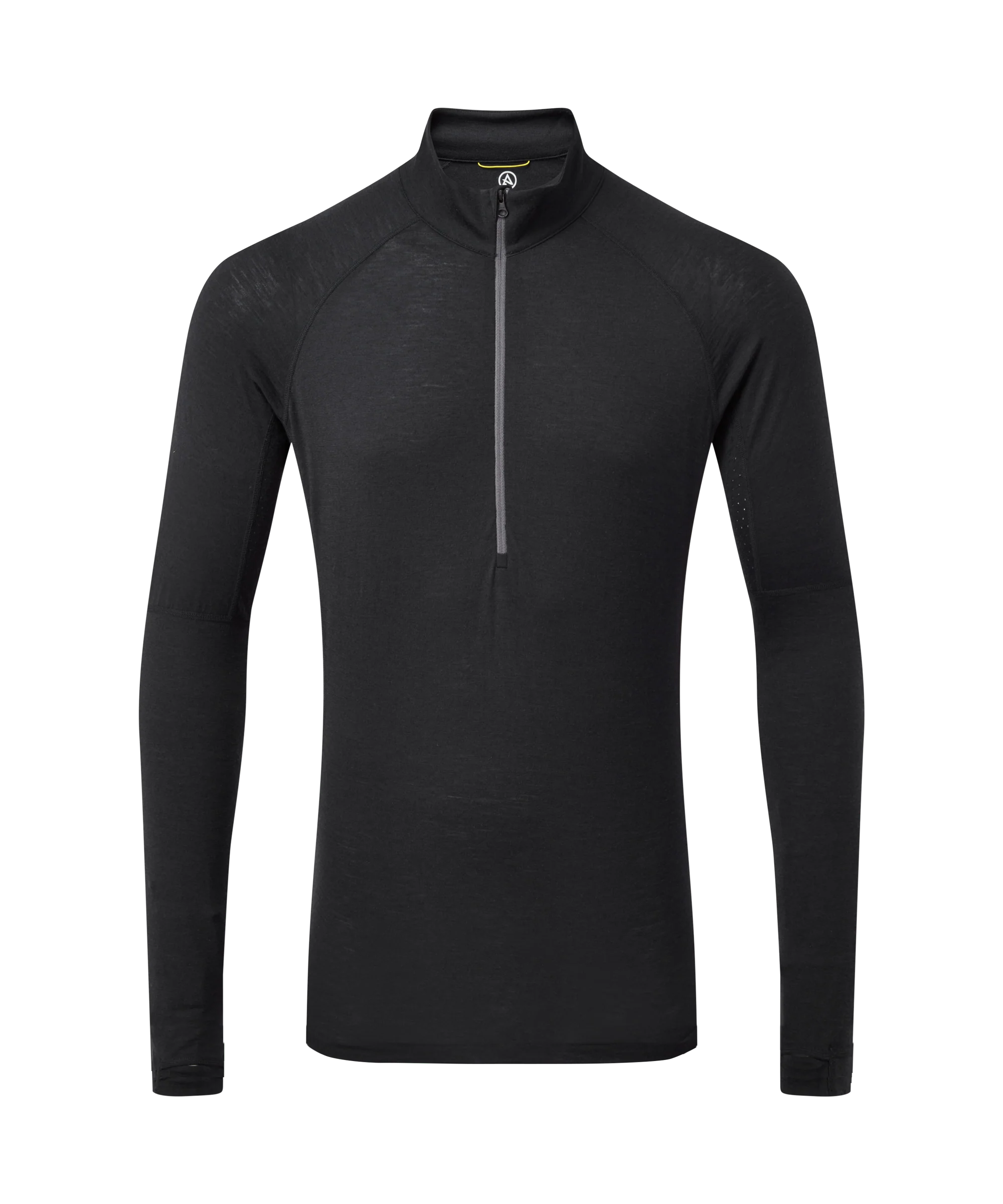 Mens Boulder 125 Quarter Zip Top - Black