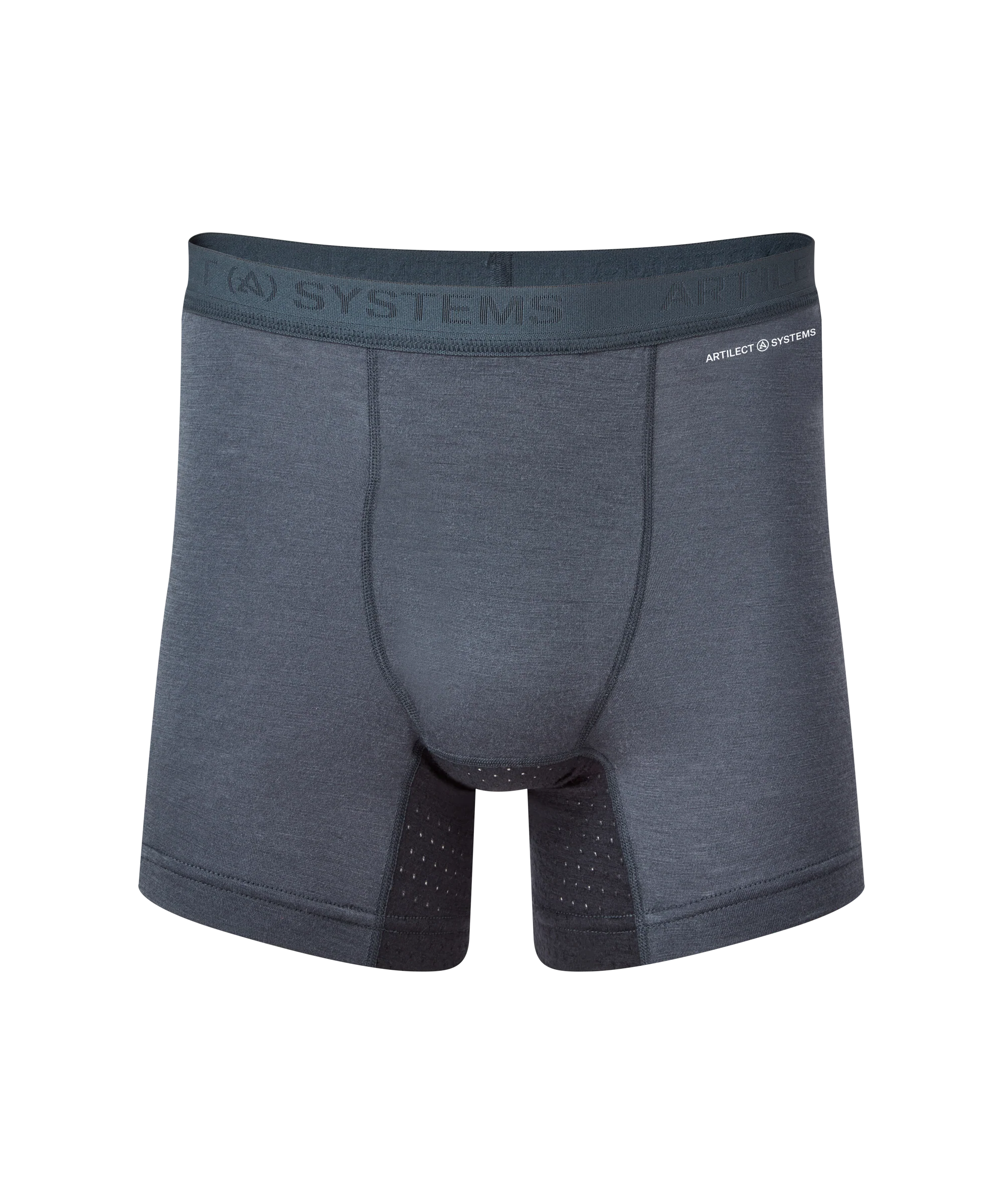 Mens Boulder 125 Boxer Brief - Dusk Blue/Black