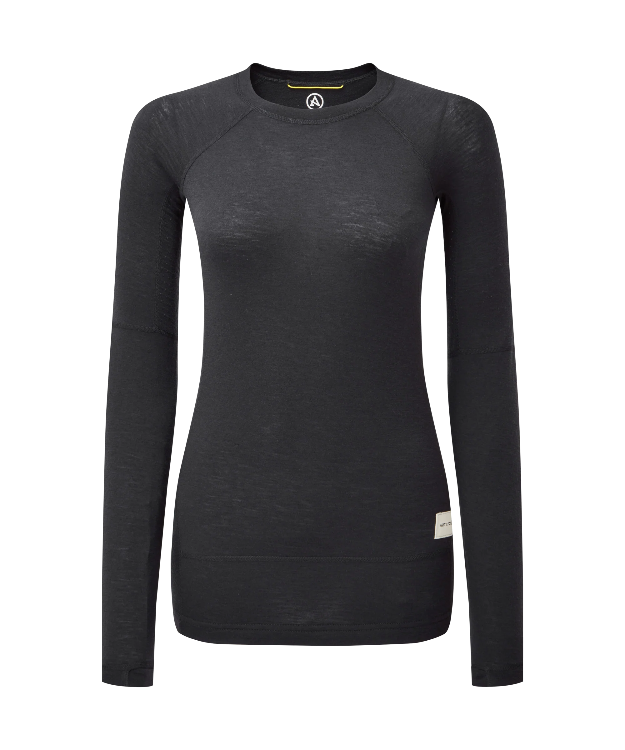 Womens Boulder 125 Long Sleeve Crew - Black