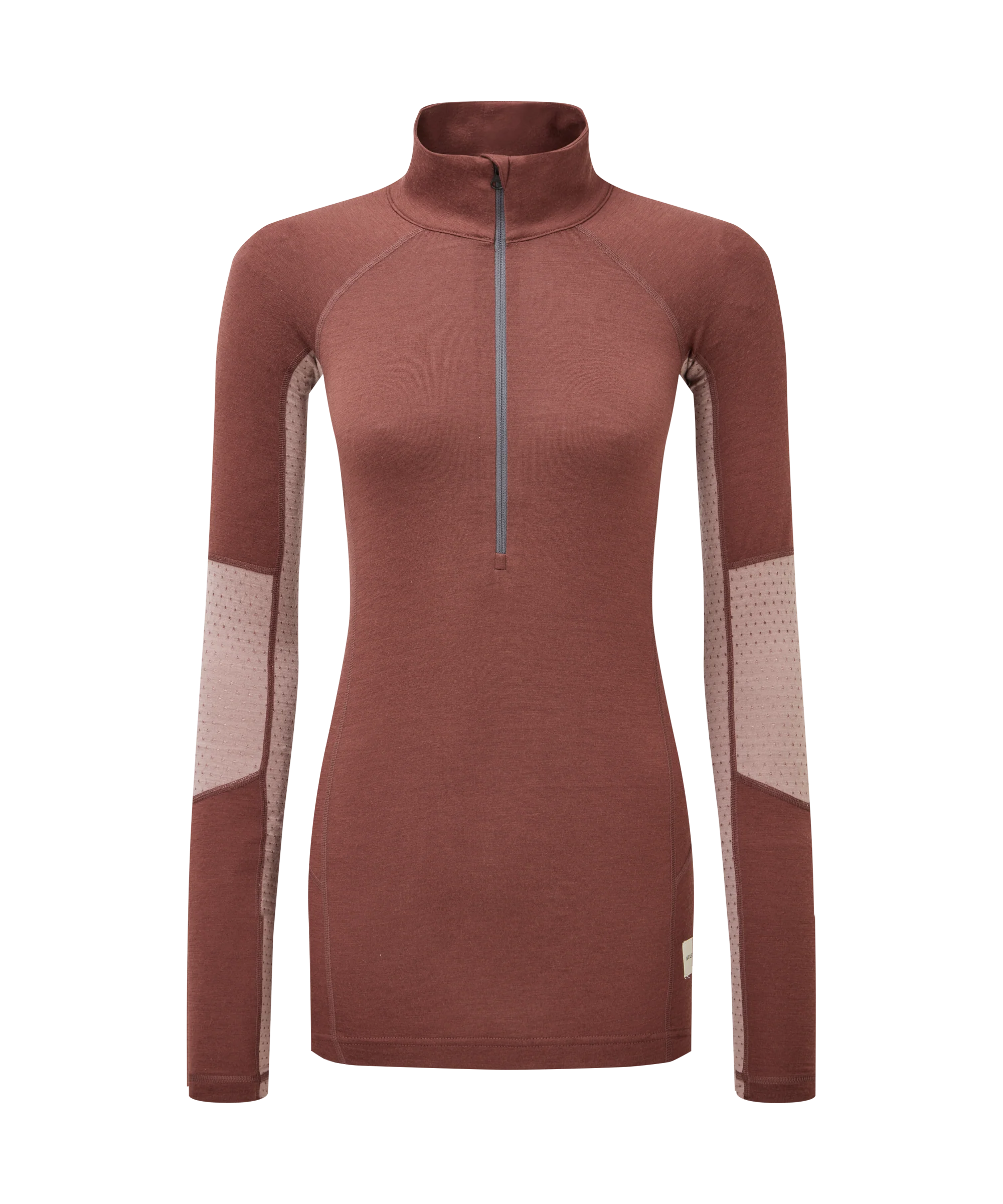 Womens Darkhorse 185 Zoned Quarter Zip Top - Andorra/Twilight Mauve