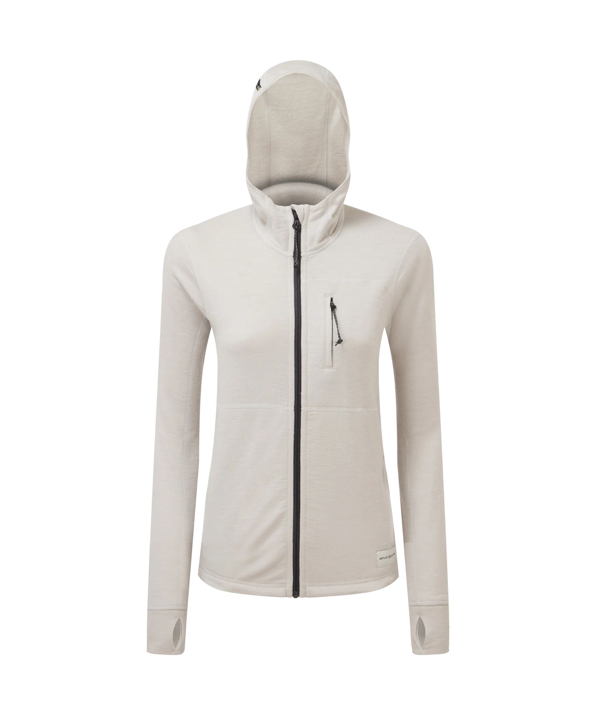 Womens Eldorado Merino Hoodie - Moonbeam