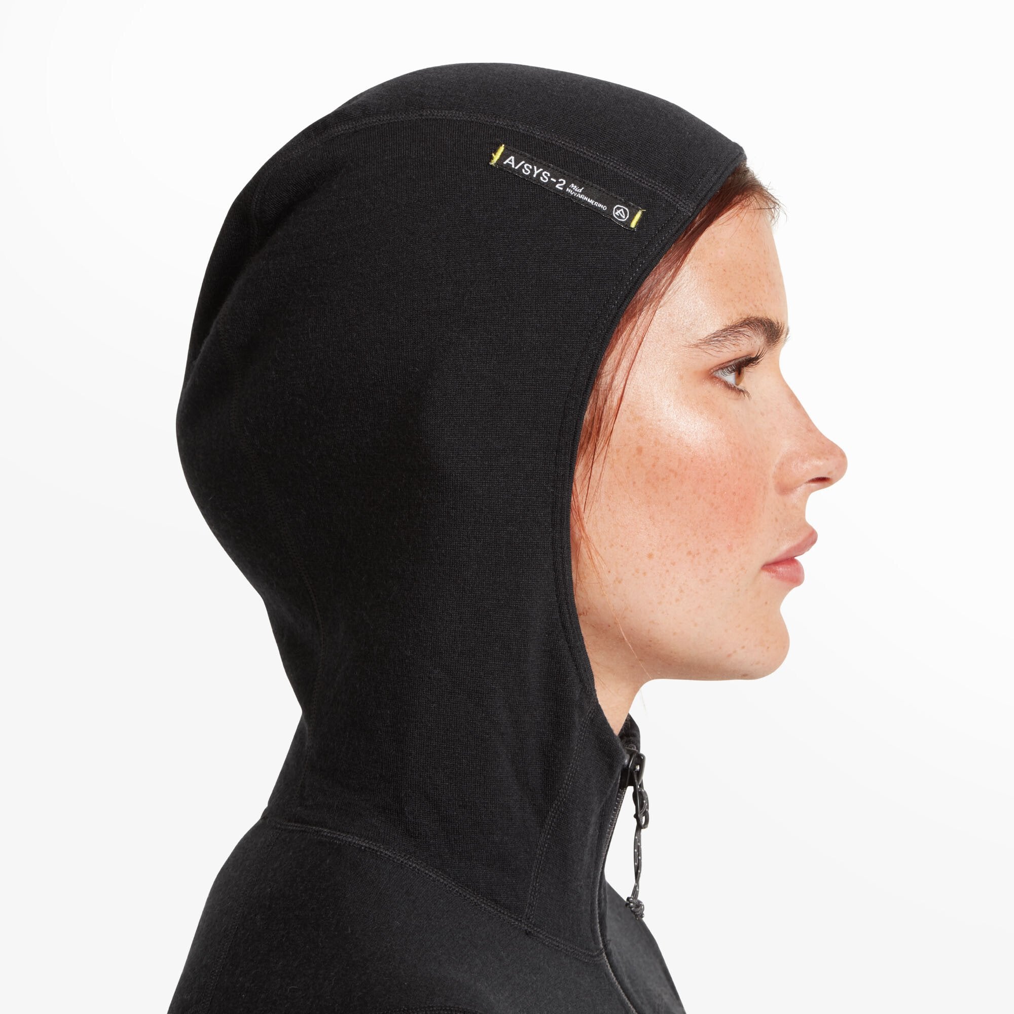 Womens Eldorado Merino Hoodie - Black