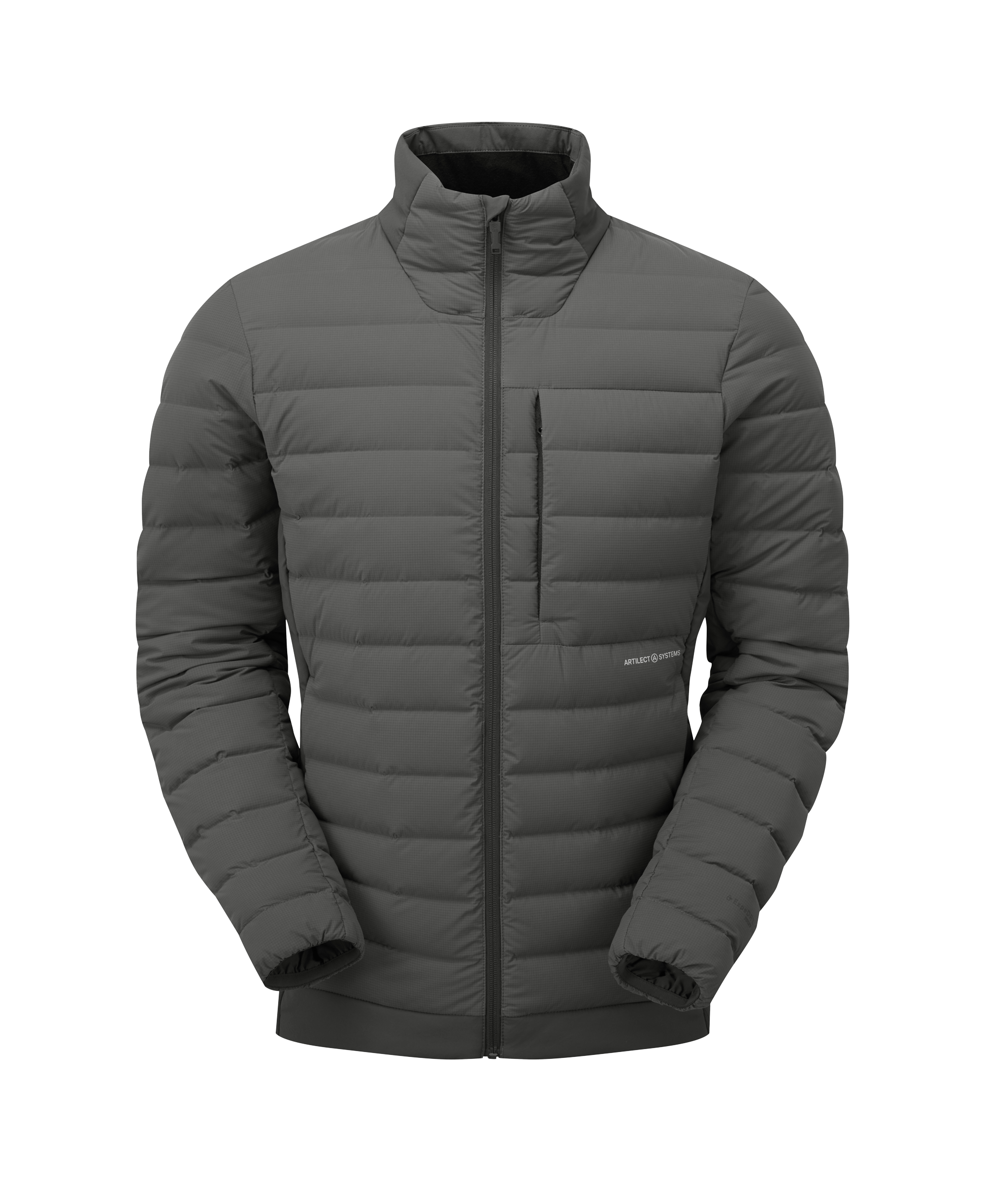 Mens Divide Fusion Stretch Jacket - Ash