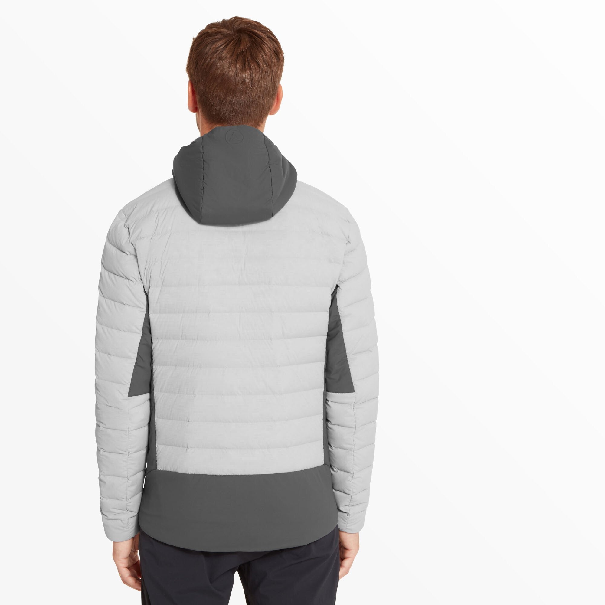 Mens Divide Fusion Stretch Hoodie - Glacier/Ash