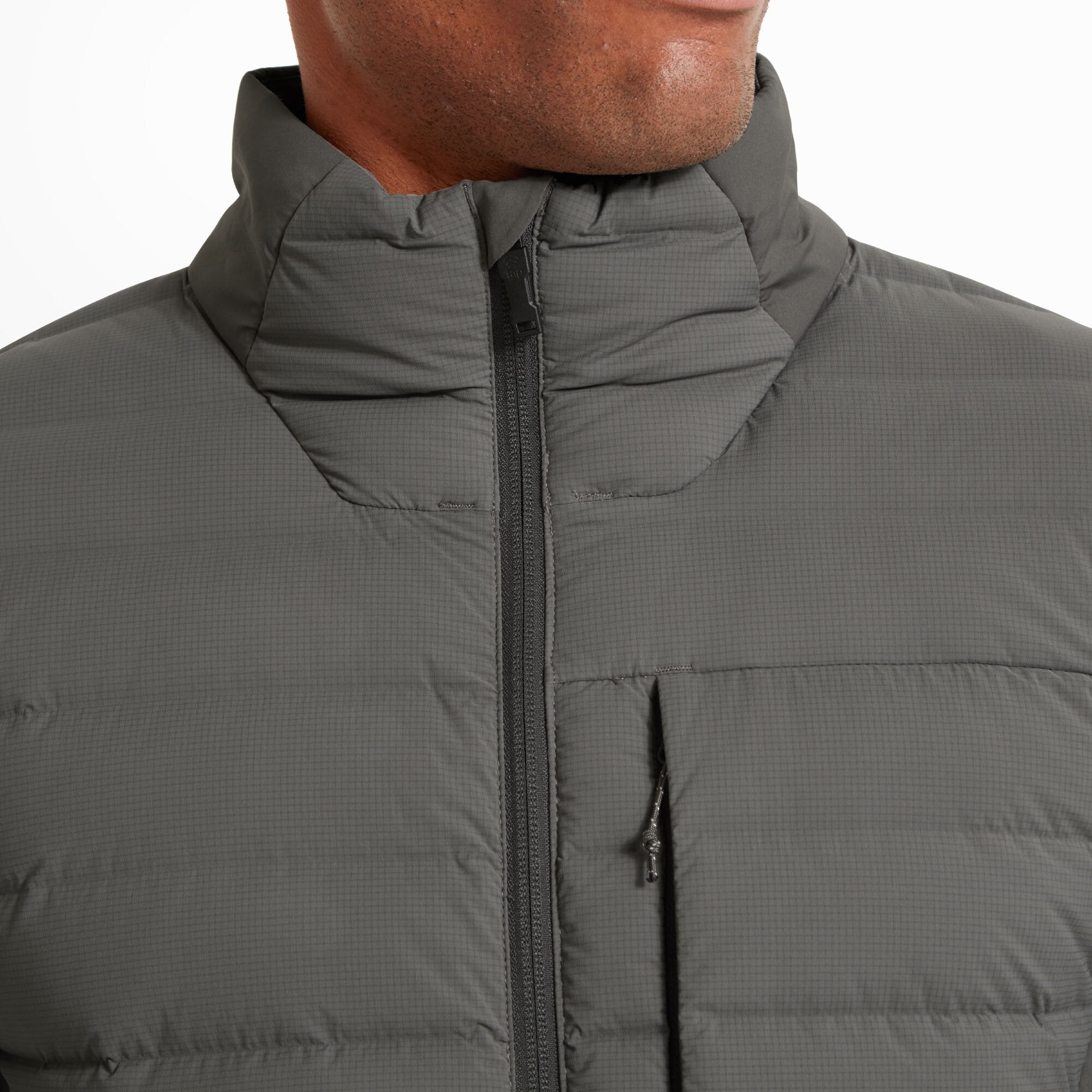 Mens Divide Fusion Stretch Jacket - Ash