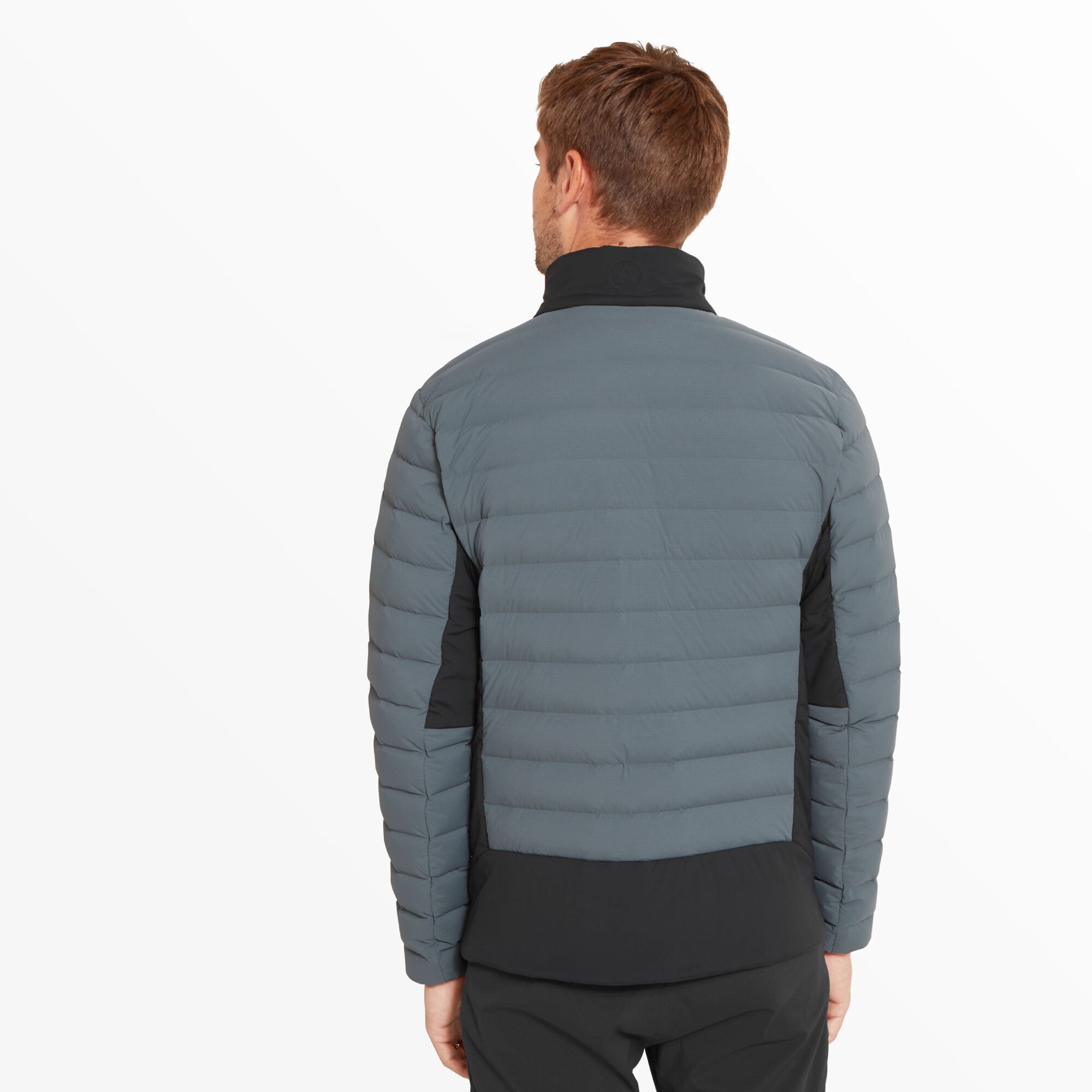 Mens Divide Fusion Stretch Jacket - Dark Slate/Black