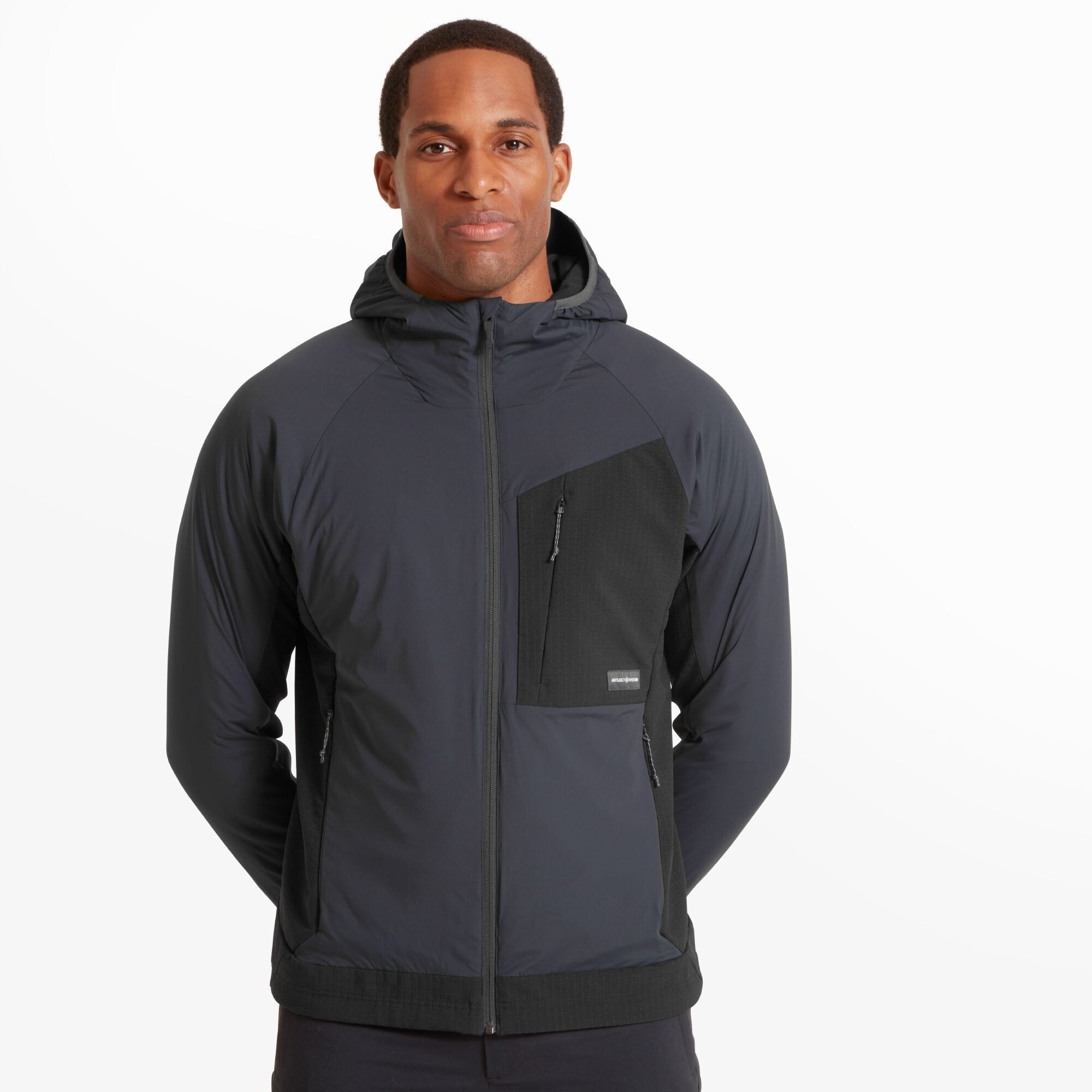 Mens Darkstart Fusion Jacket - Dark Slate/Black