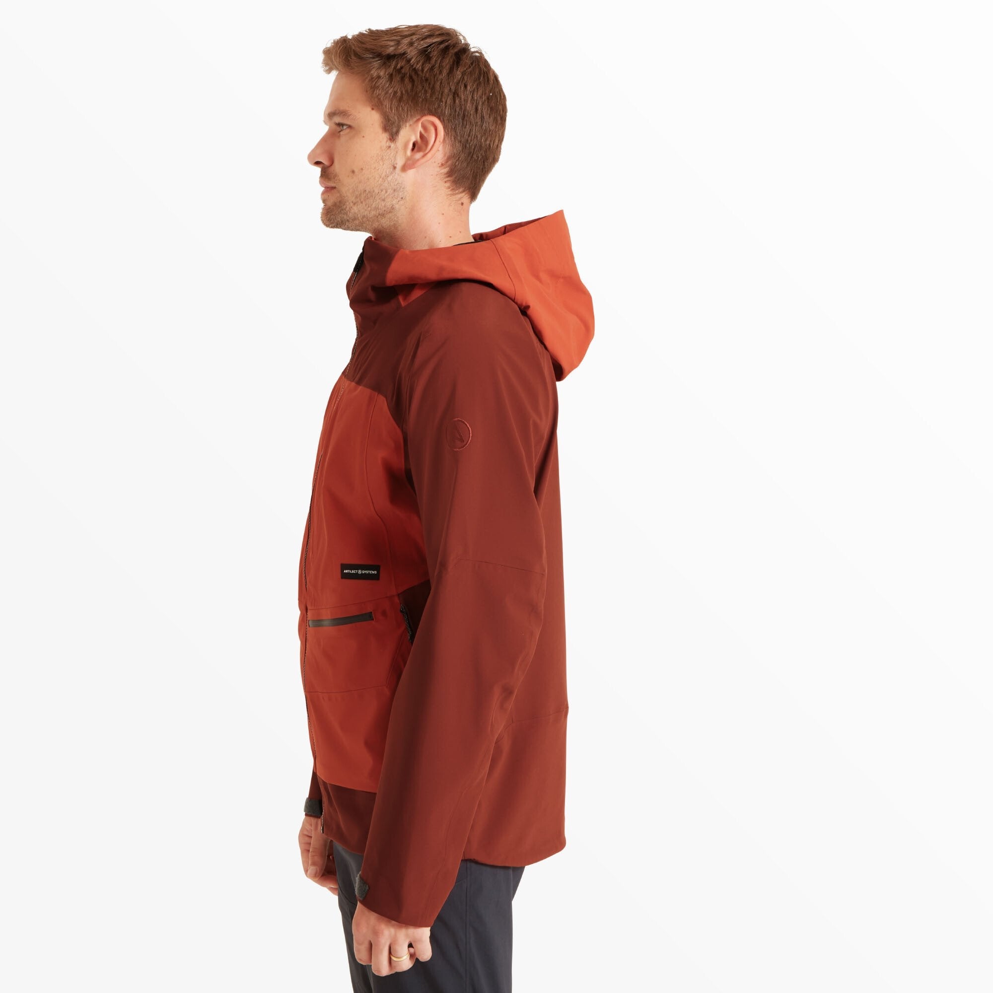 Mens Formation 3L Jacket - Fired Brick/Ember