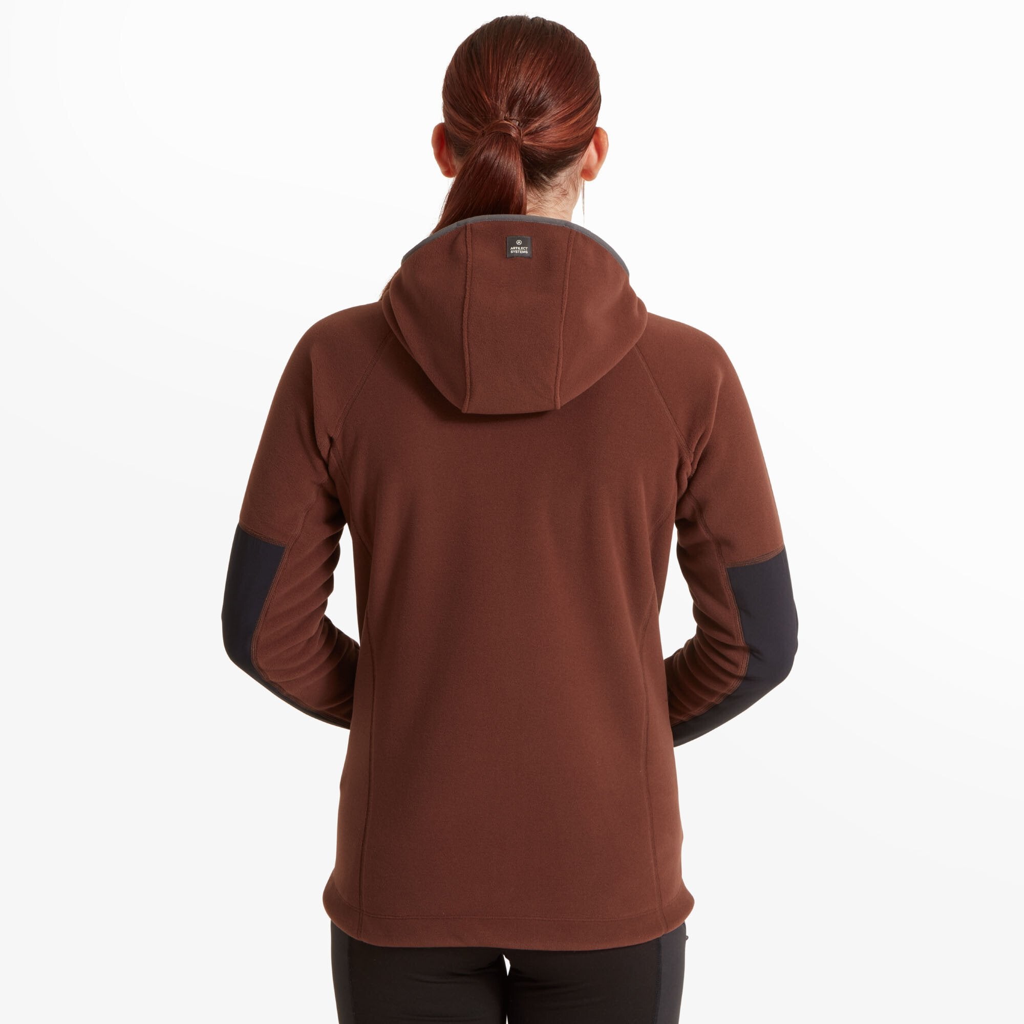 Womens Supermoon Bio Hoodie - Amaranth/Black