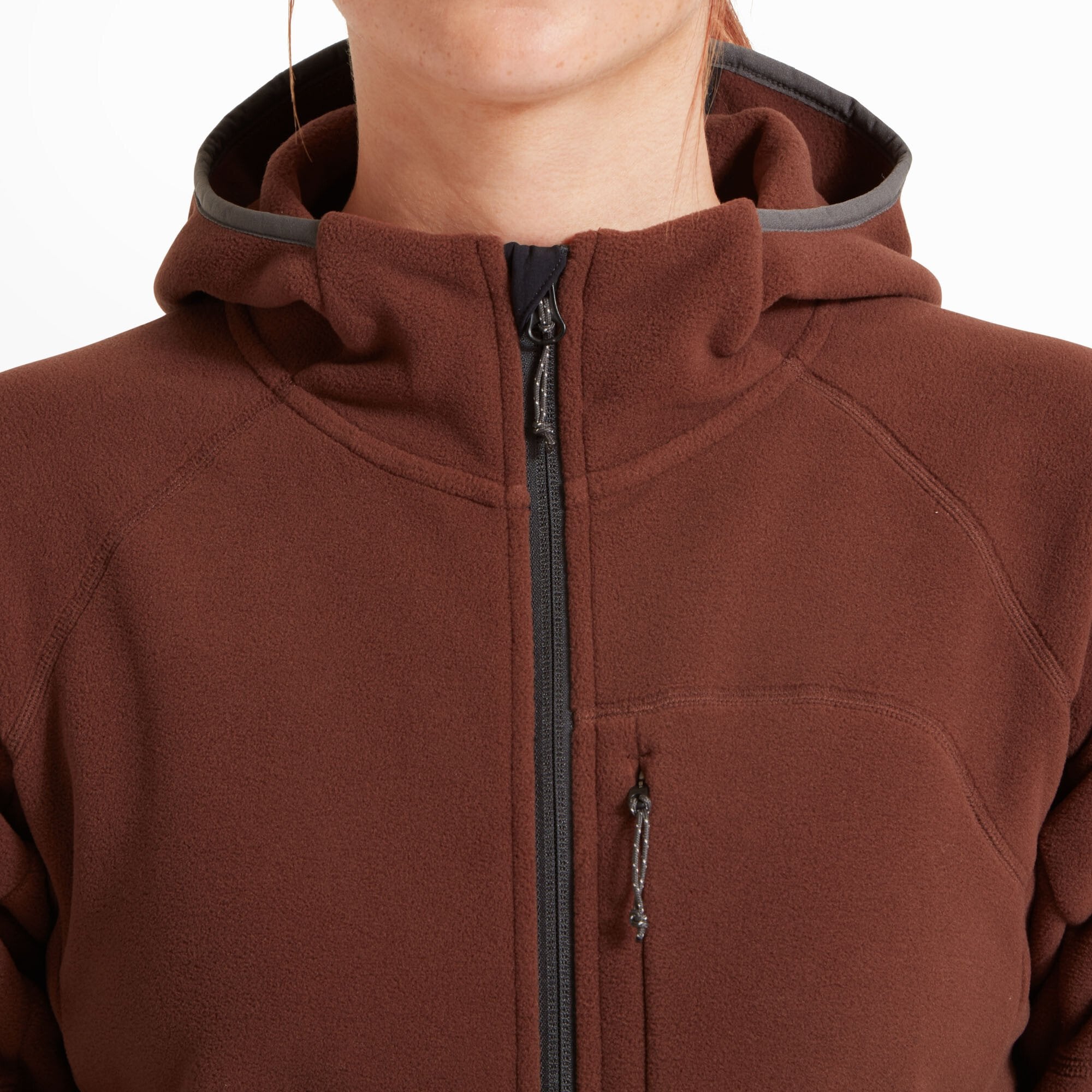 Womens Supermoon Bio Hoodie - Amaranth/Black