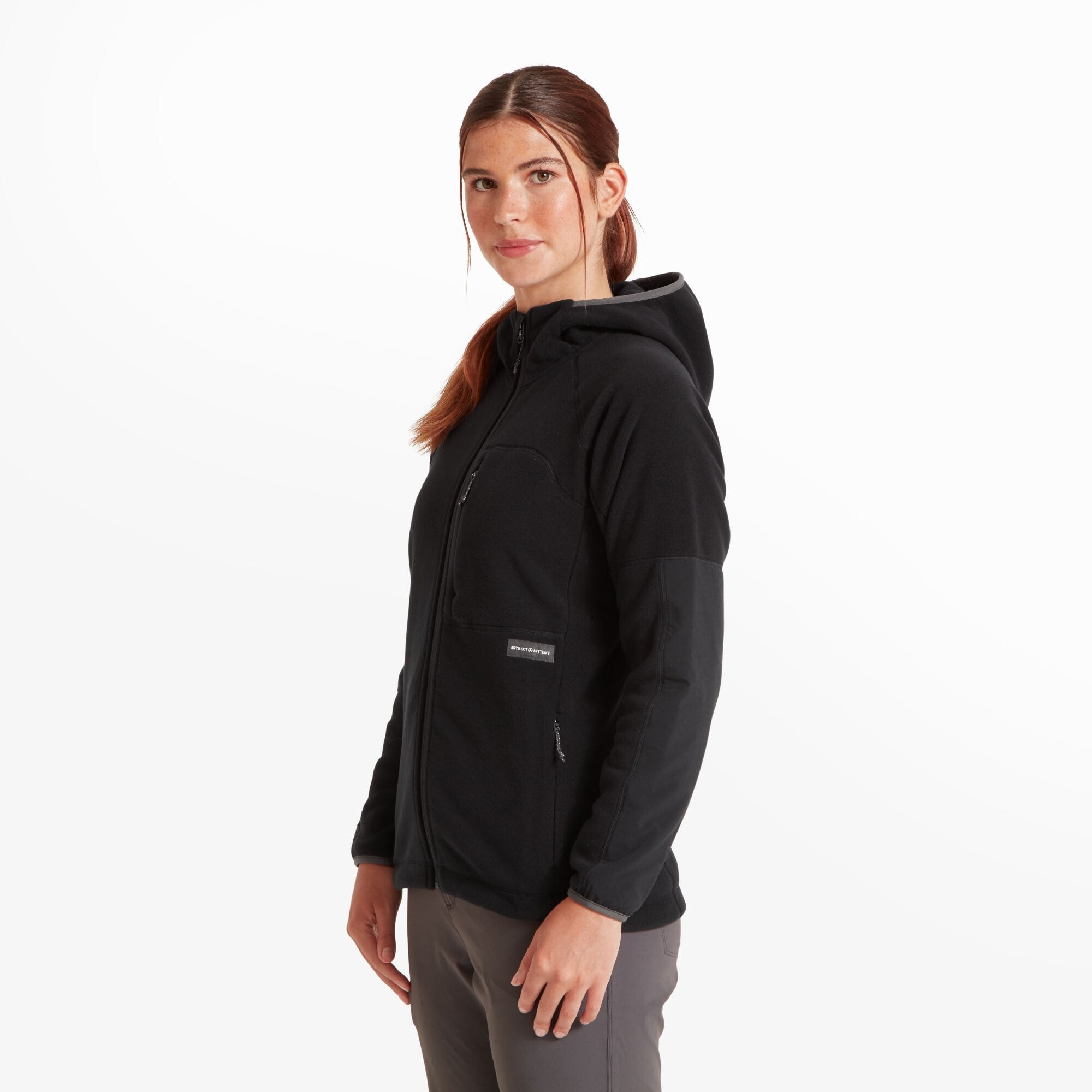 Womens Supermoon Bio Hoodie - Black