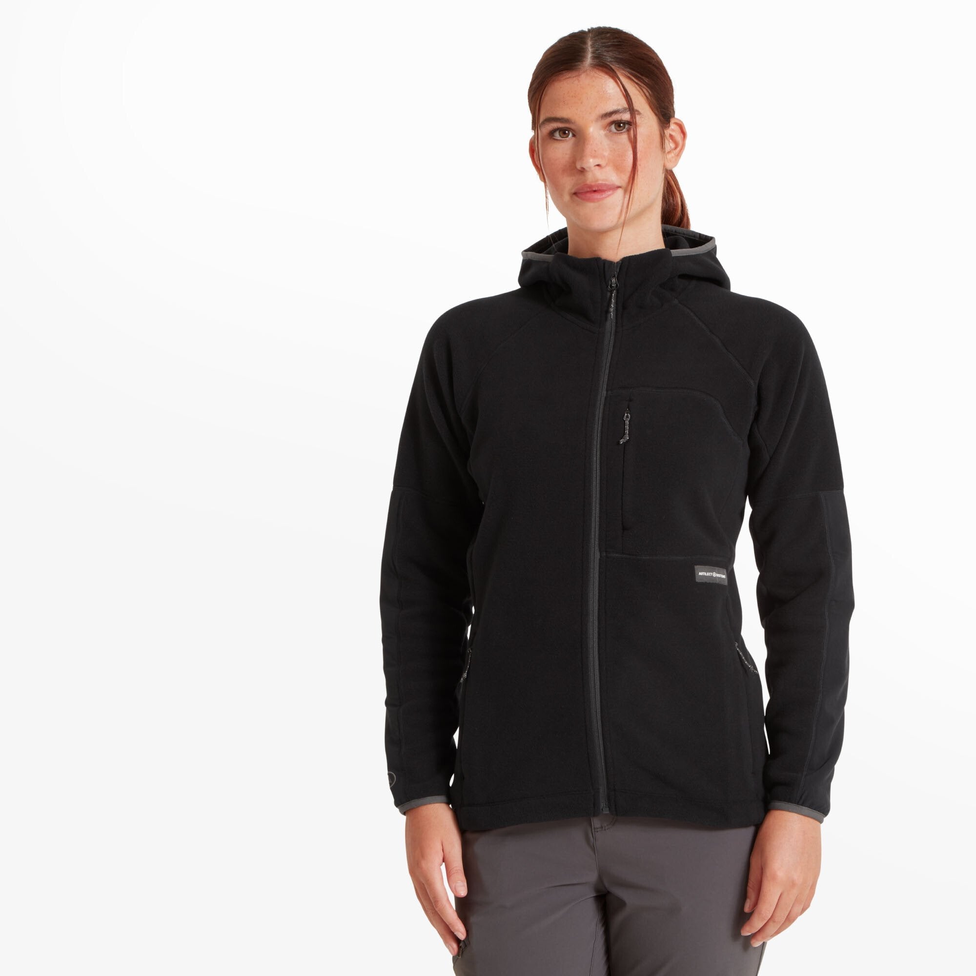 Womens Supermoon Bio Hoodie - Black