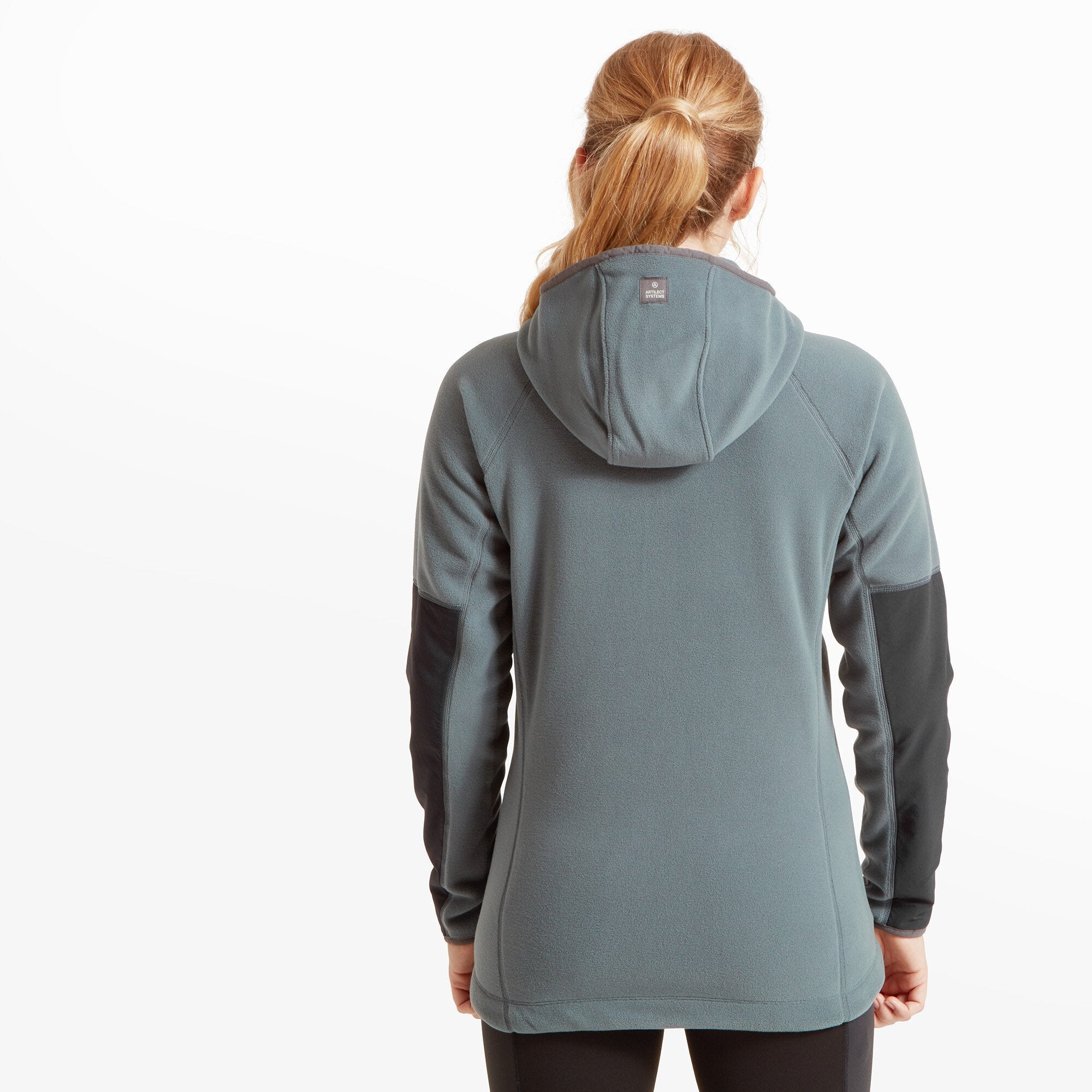 Womens Supermoon Bio Hoodie - Dark Slate/Black