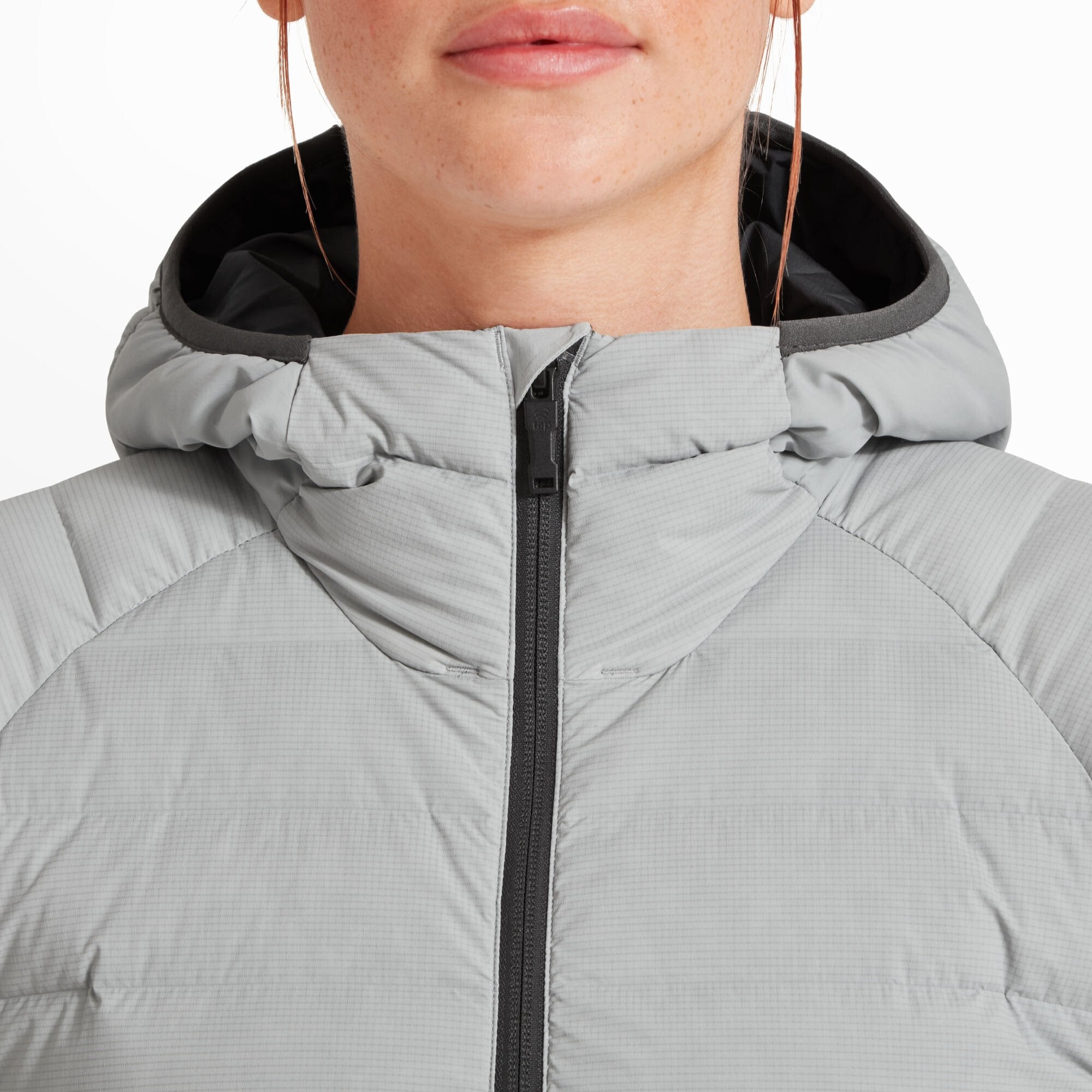 Womens Divide Fusion Stretch Hoodie - Glacier