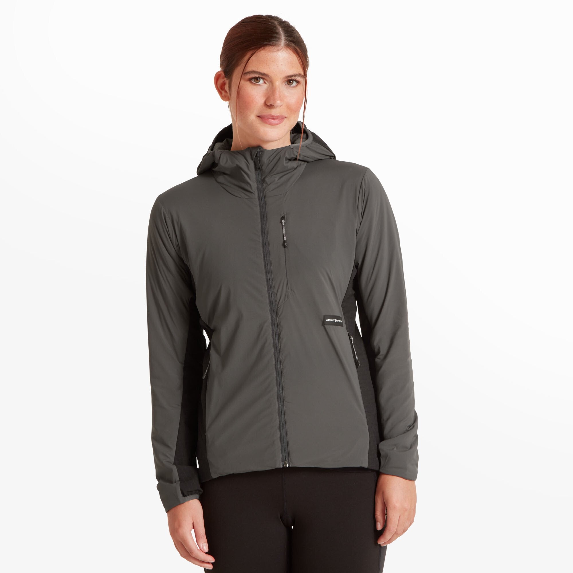 Womens Darkstart Fusion Jacket - Ash/Black