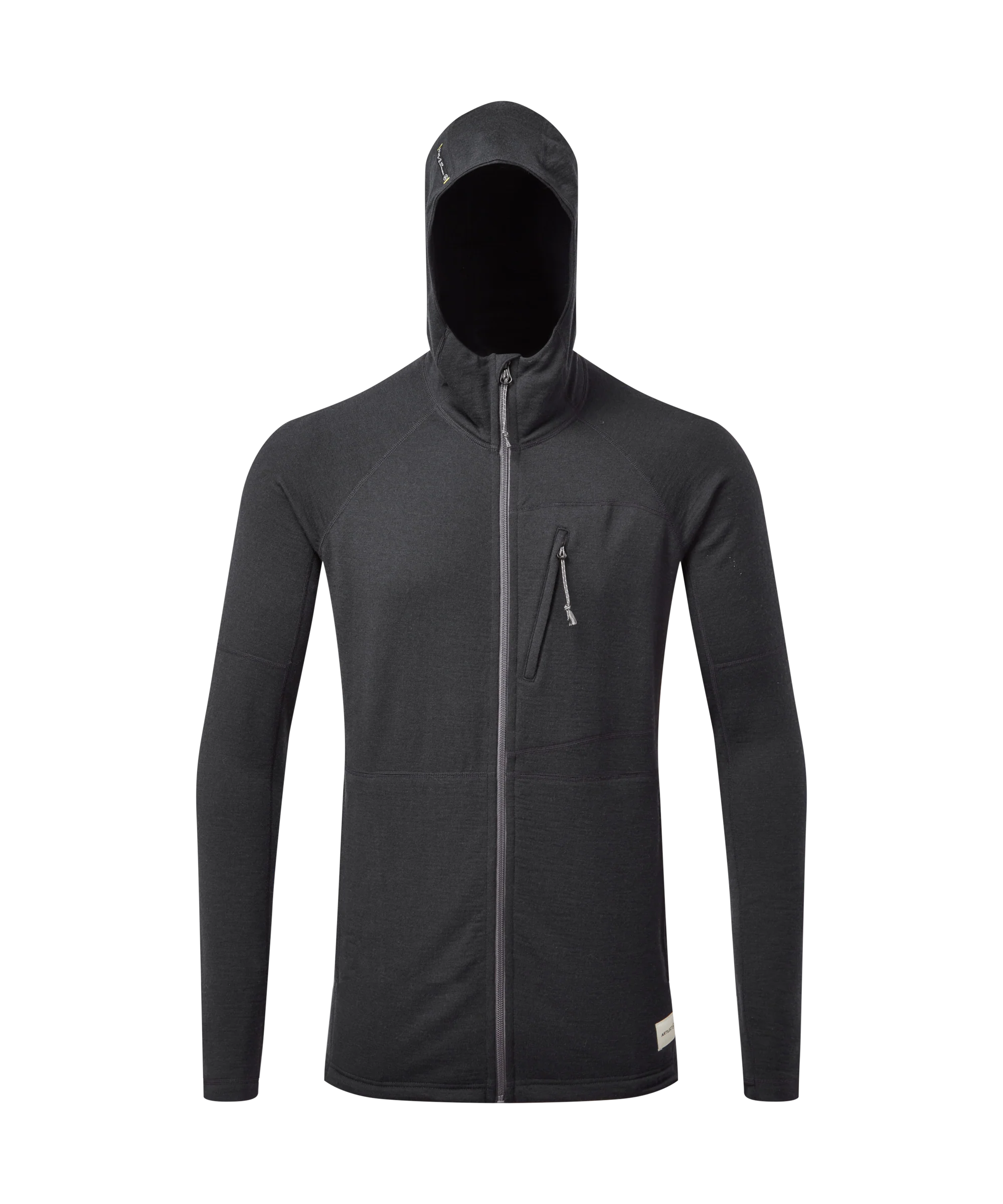 Mens Eldorado Merino Hoodie - Black