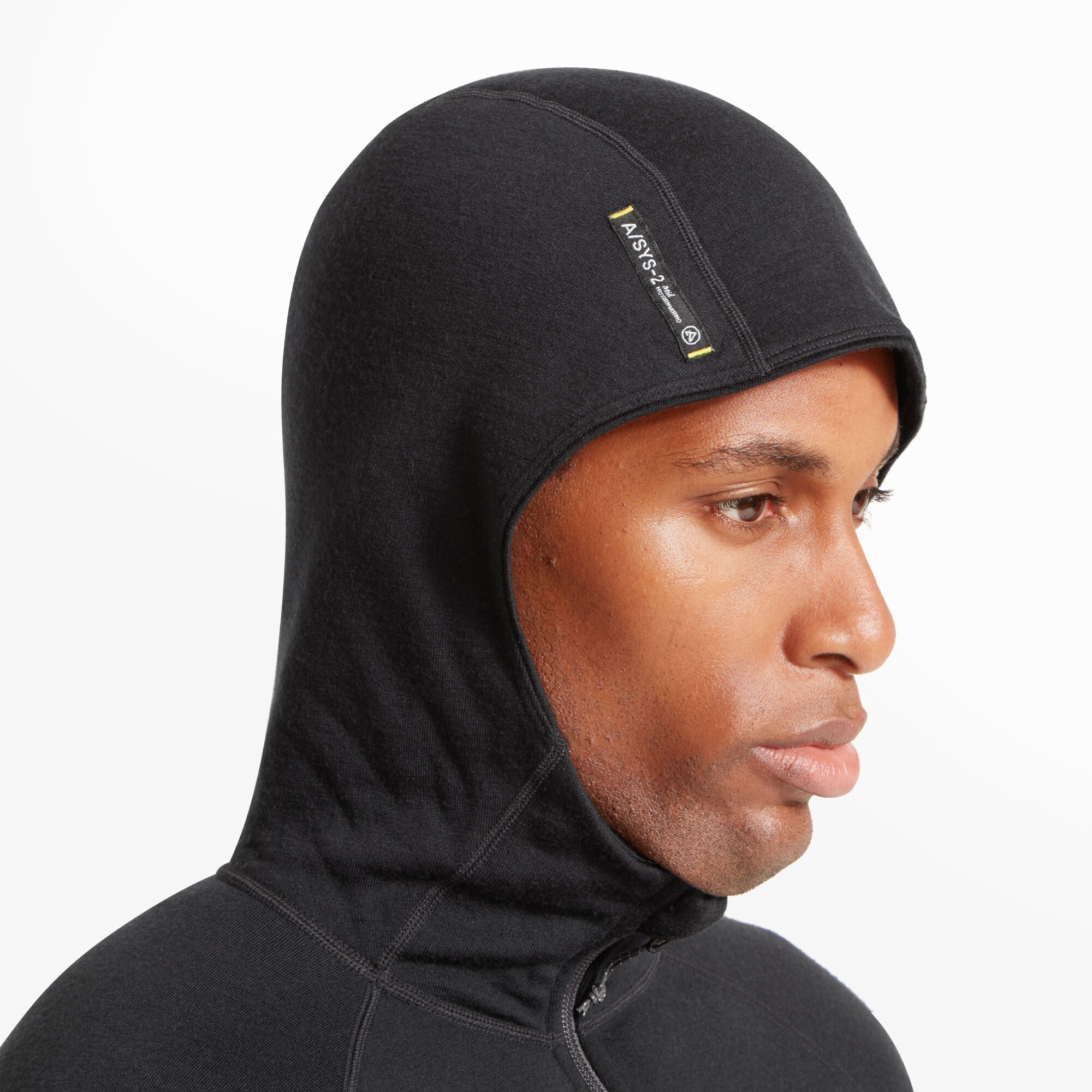 Mens Eldorado Merino Hoodie - Black