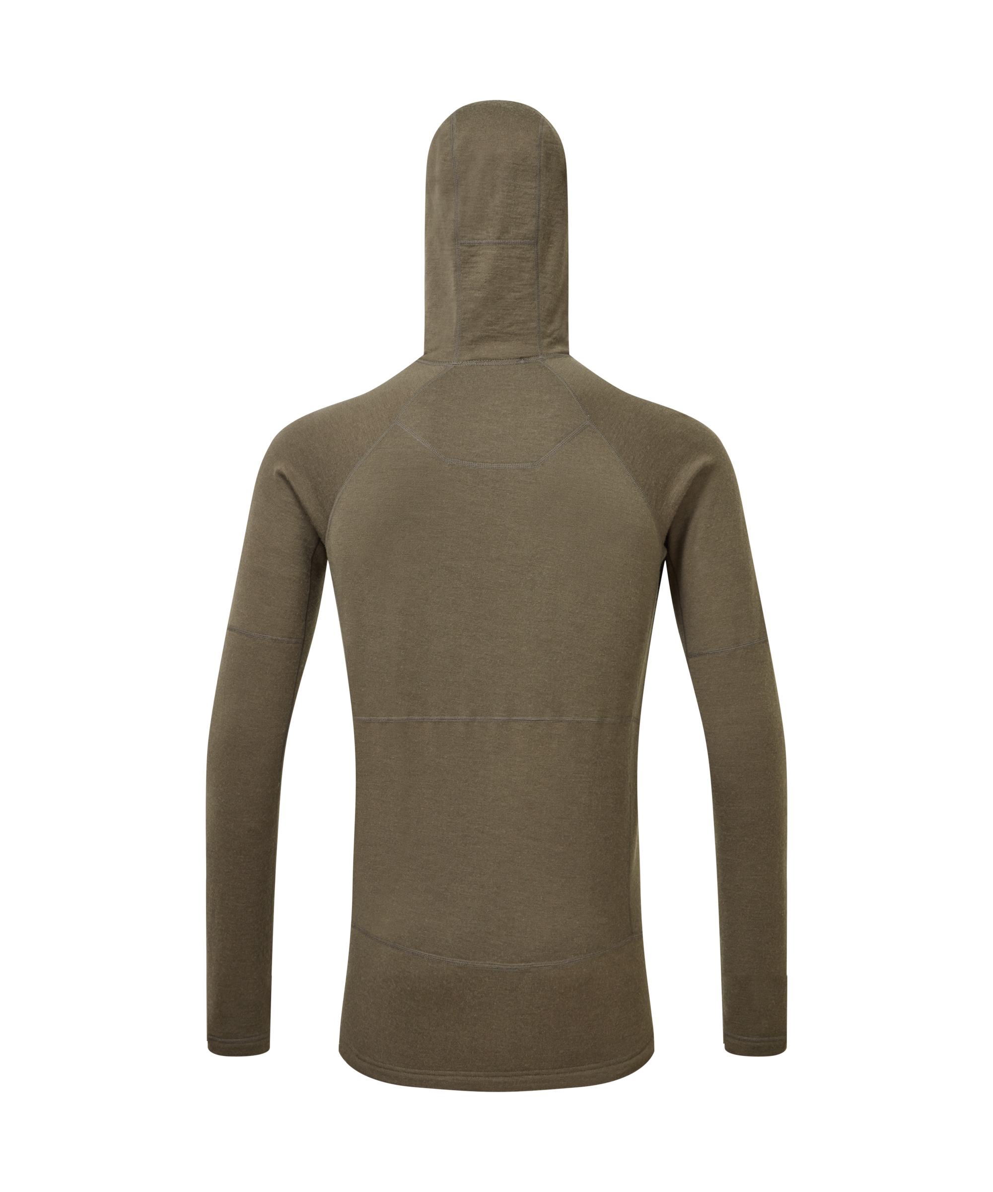 Mens Eldorado Merino Hoodie - Deep Olive