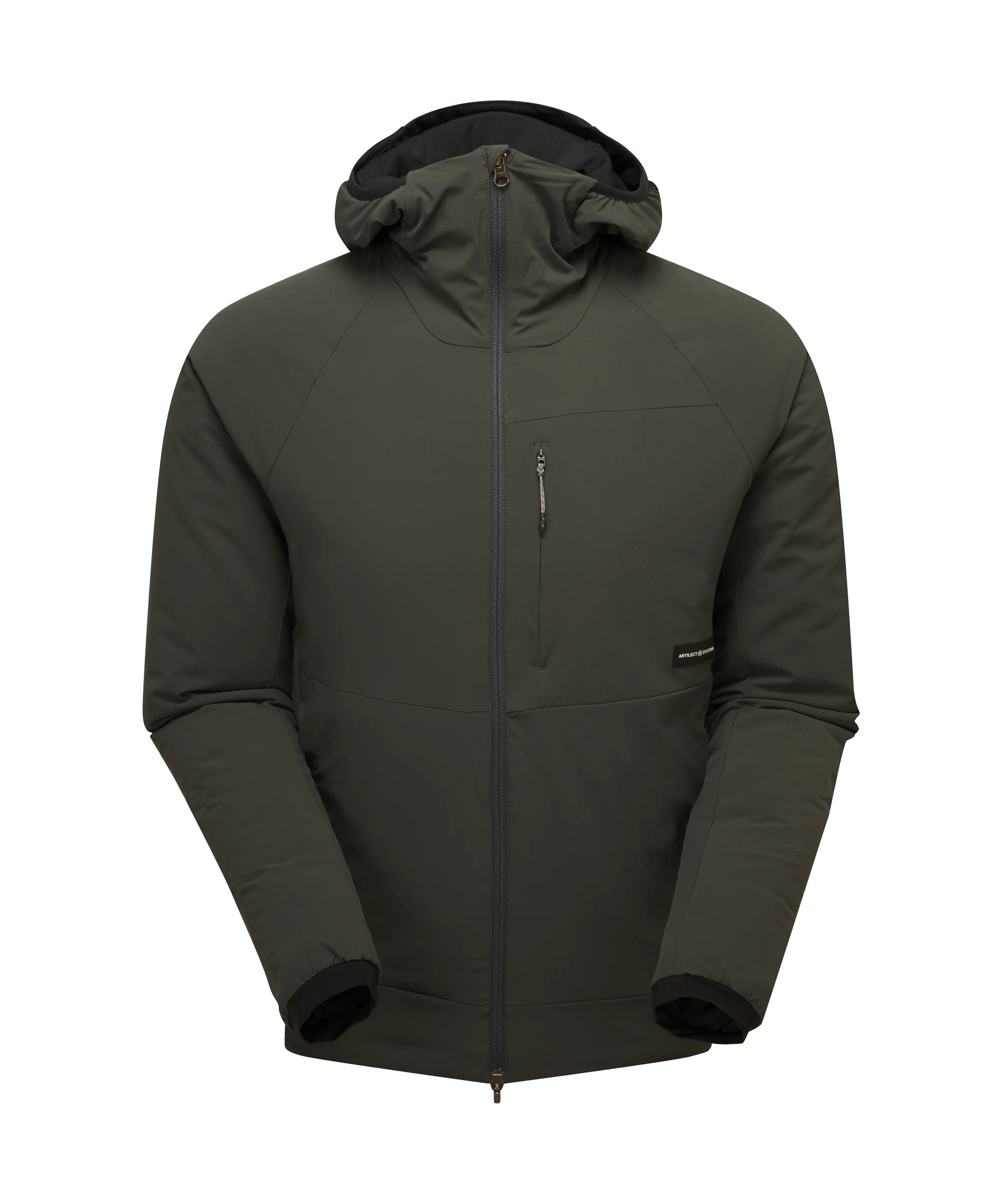 Mens Elevate Primaloft Bio Insulated Hoodie - Carbon/Black