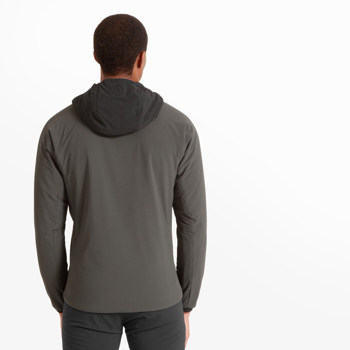 Mens Elevate Primaloft Bio Insulated Hoodie - Carbon/Black