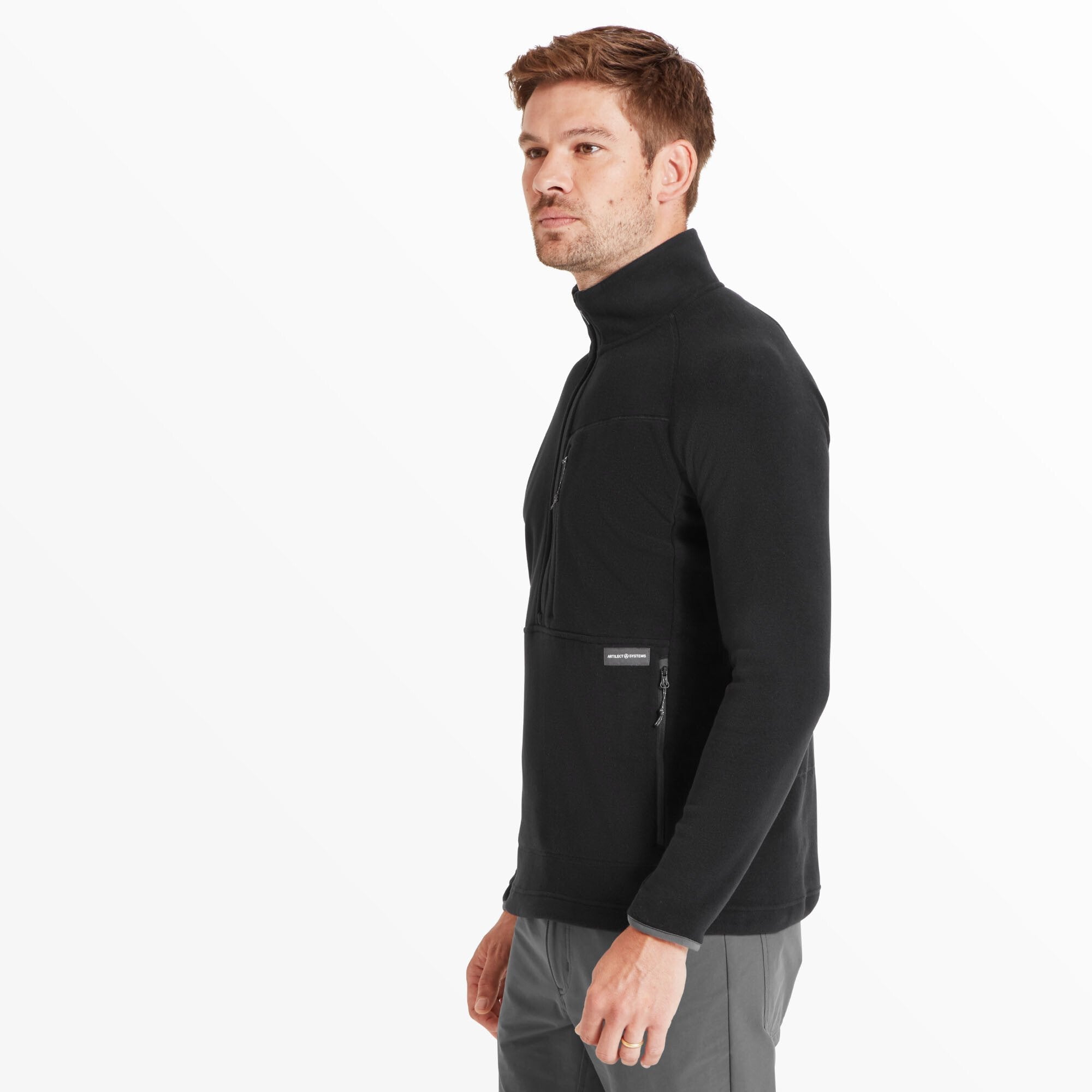 Mens Halfmoon Bio Pullover - Black