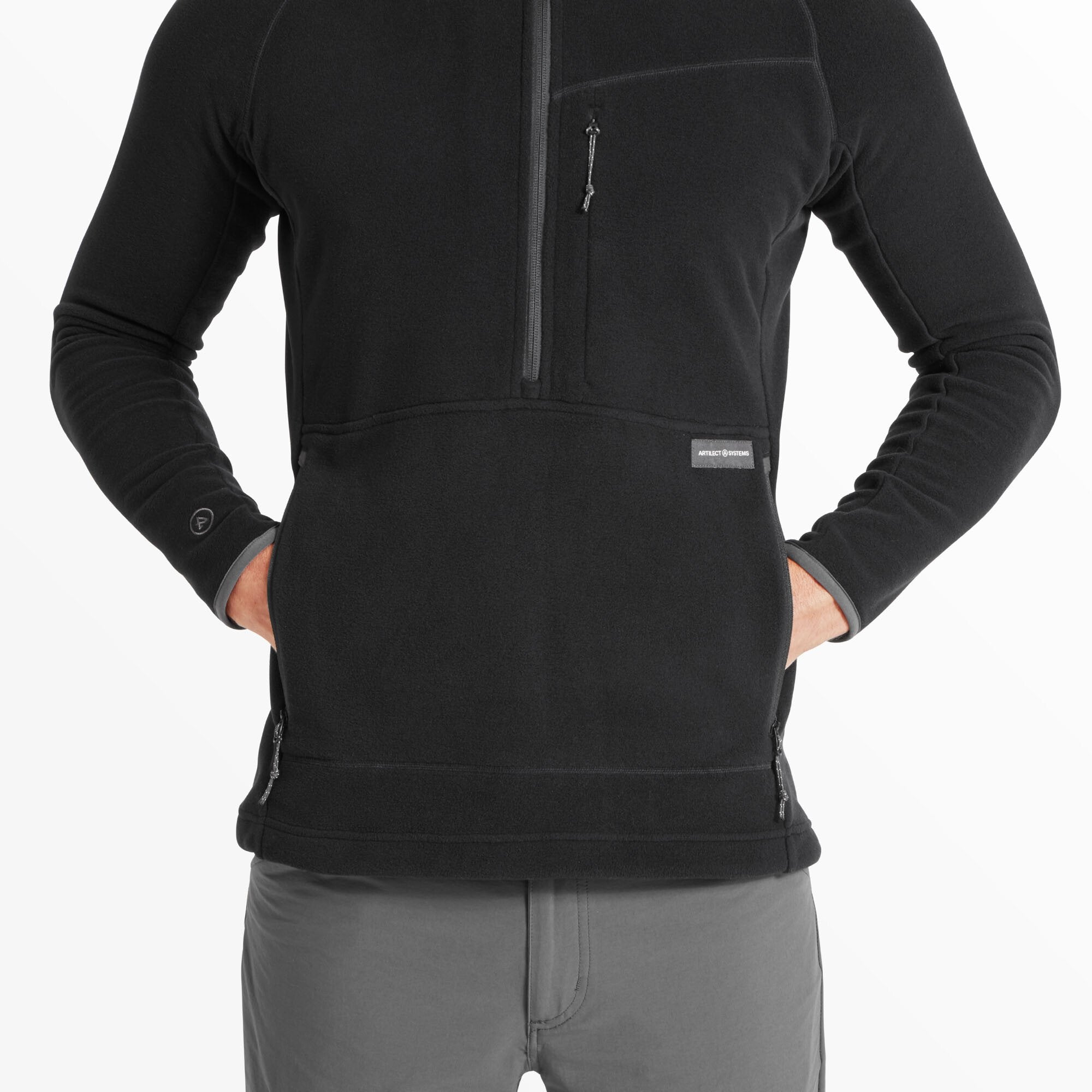 Mens Halfmoon Bio Pullover - Black