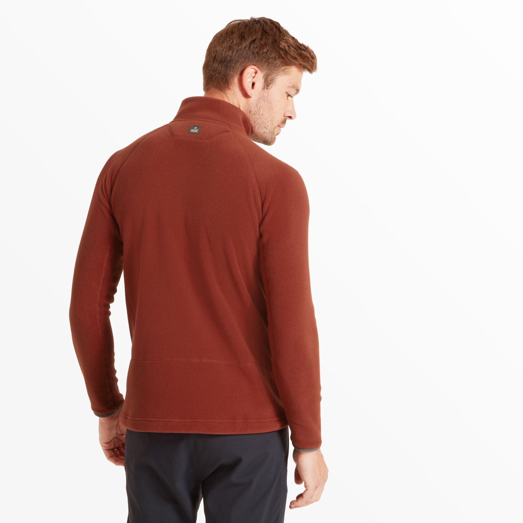 Mens Halfmoon Bio Pullover - Fired Brick