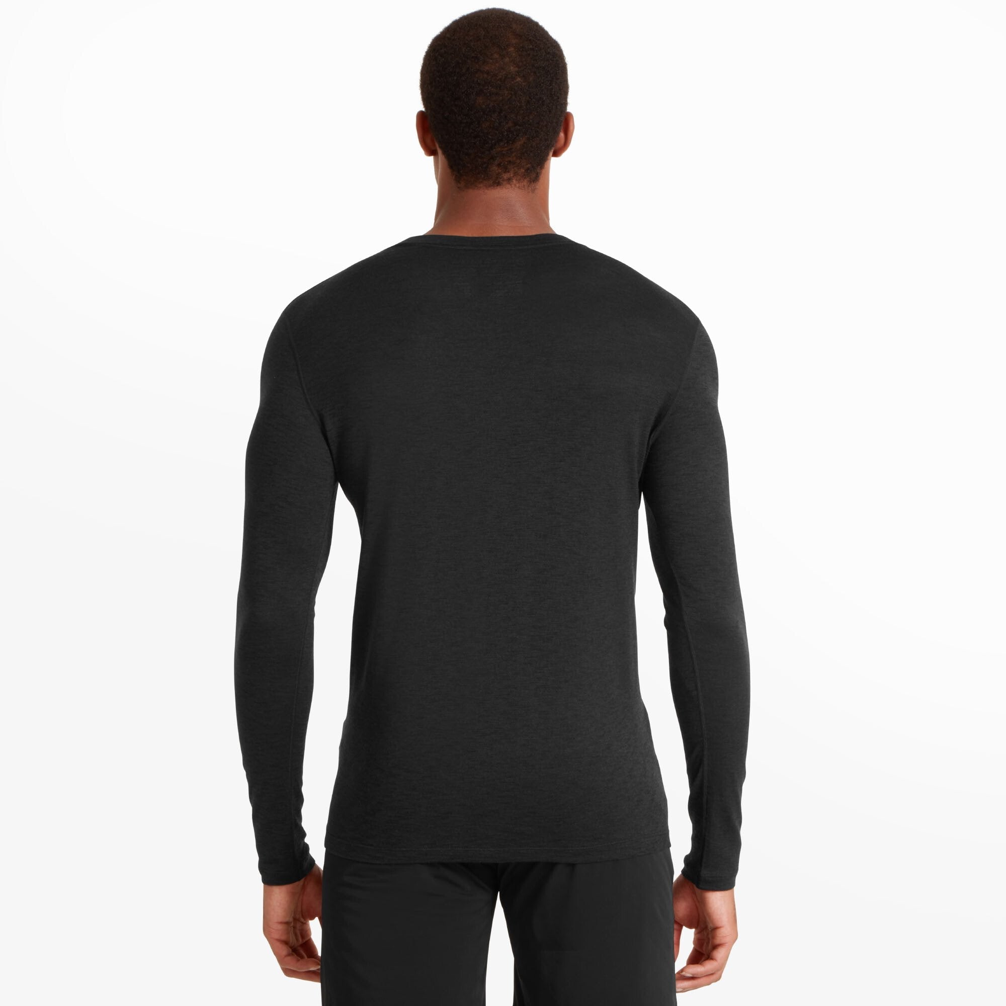 Mens Sprint Long Sleeve Tee - Black