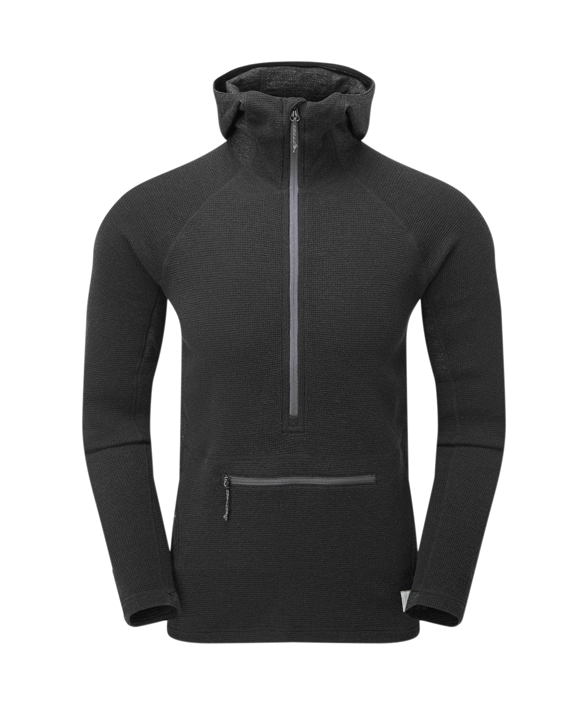 Mens Sundown 250 Half Zip Top - Black