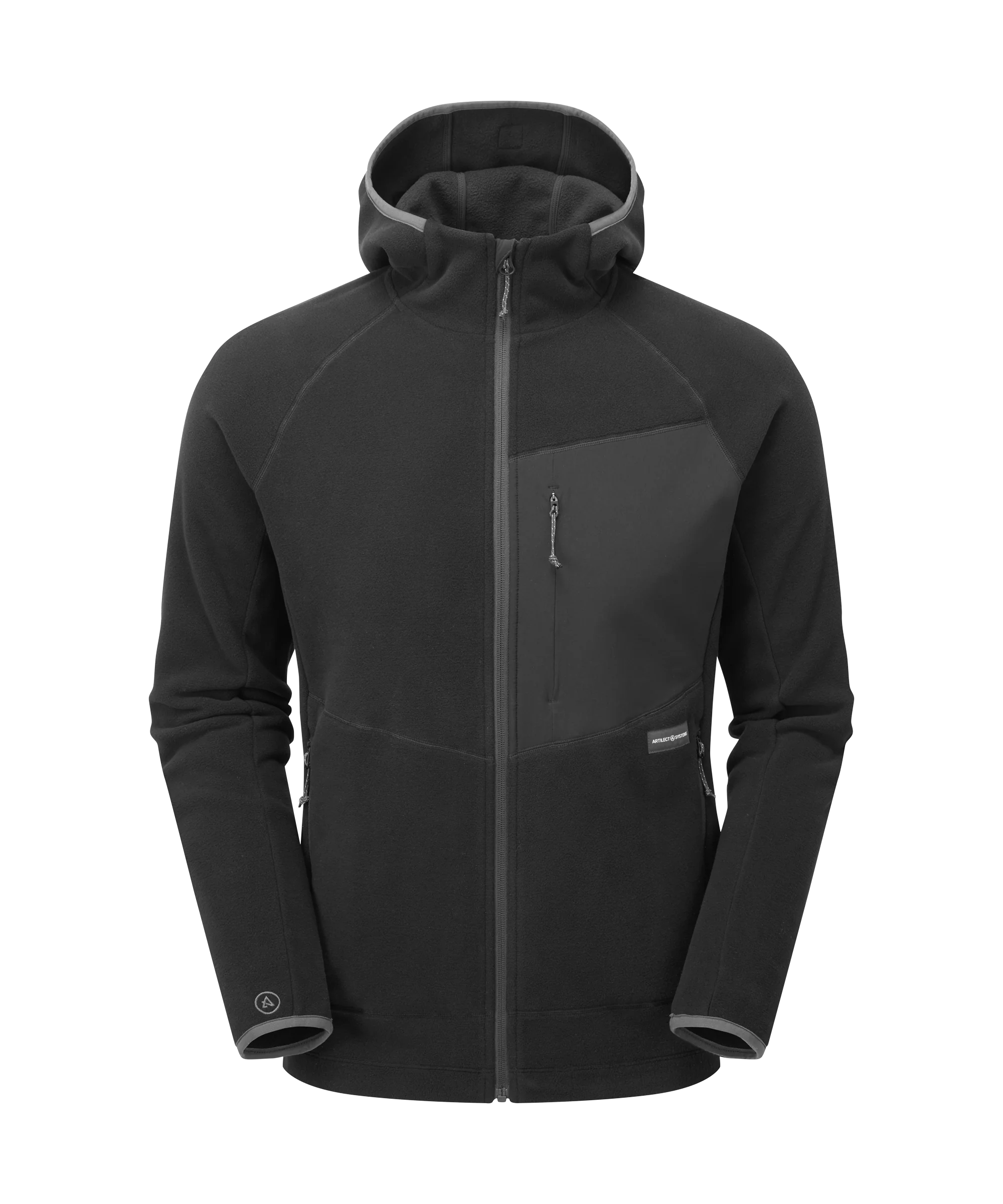 Mens Supermoon Bio Hoodie - Black