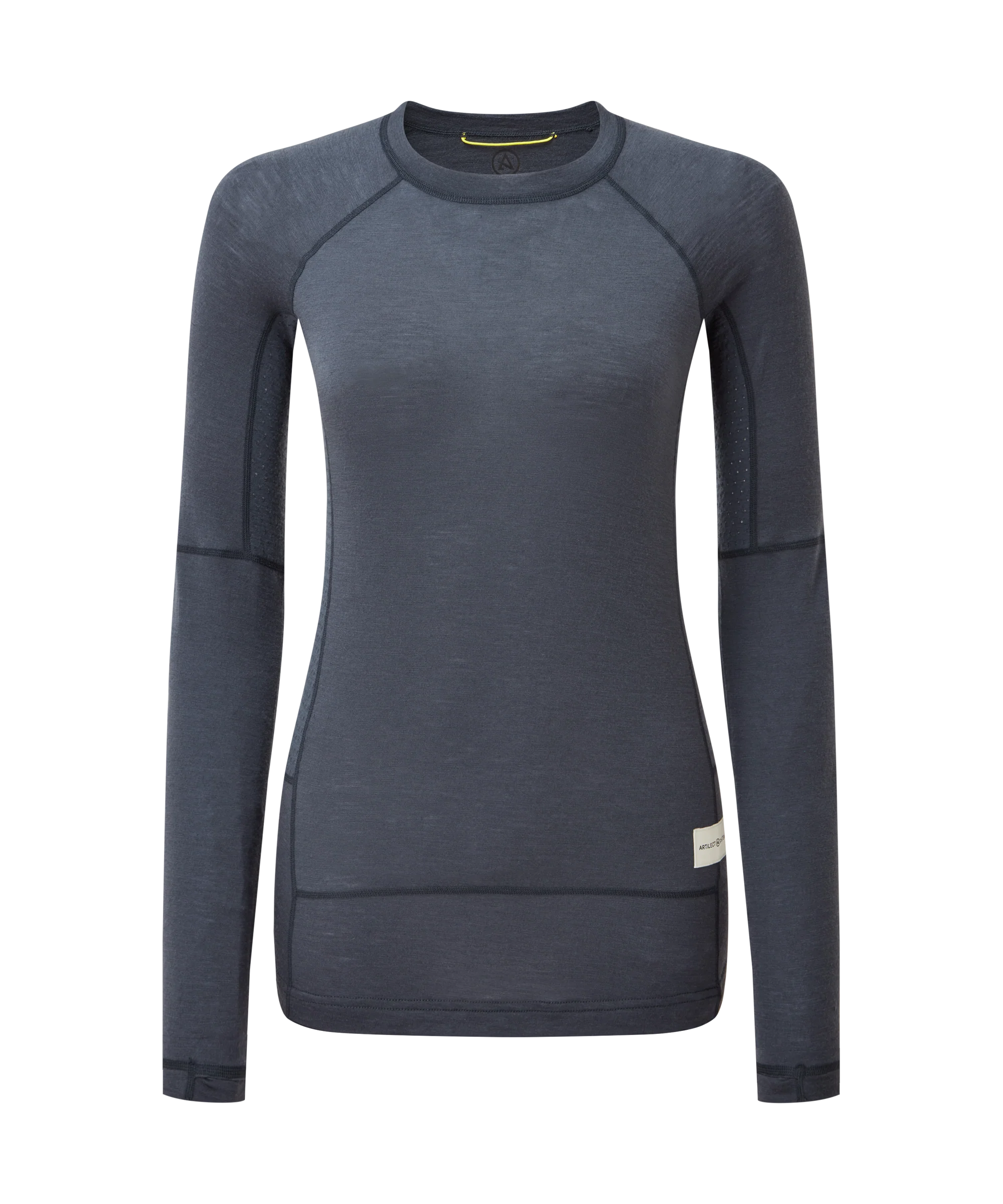 Womens Boulder 125 Long Sleeve Crew - Dusk Blue