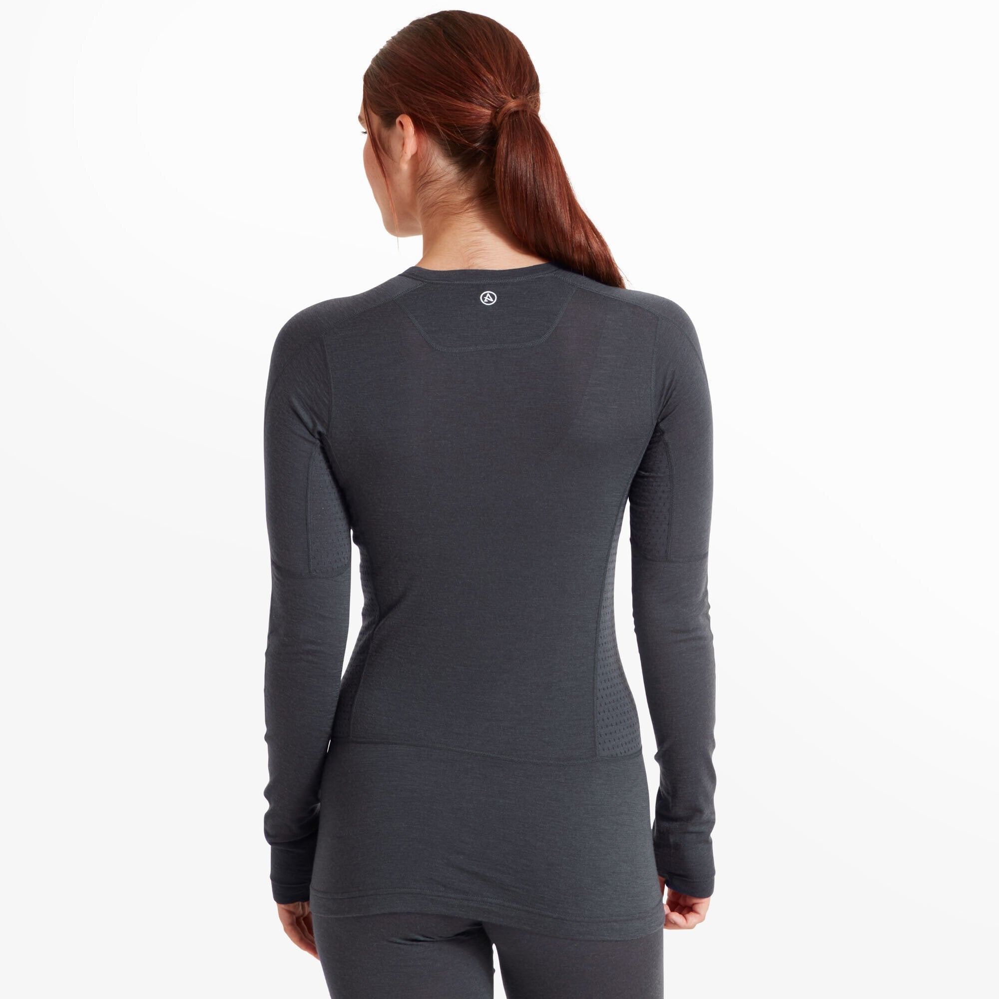 Womens Boulder 125 Long Sleeve Crew - Dusk Blue