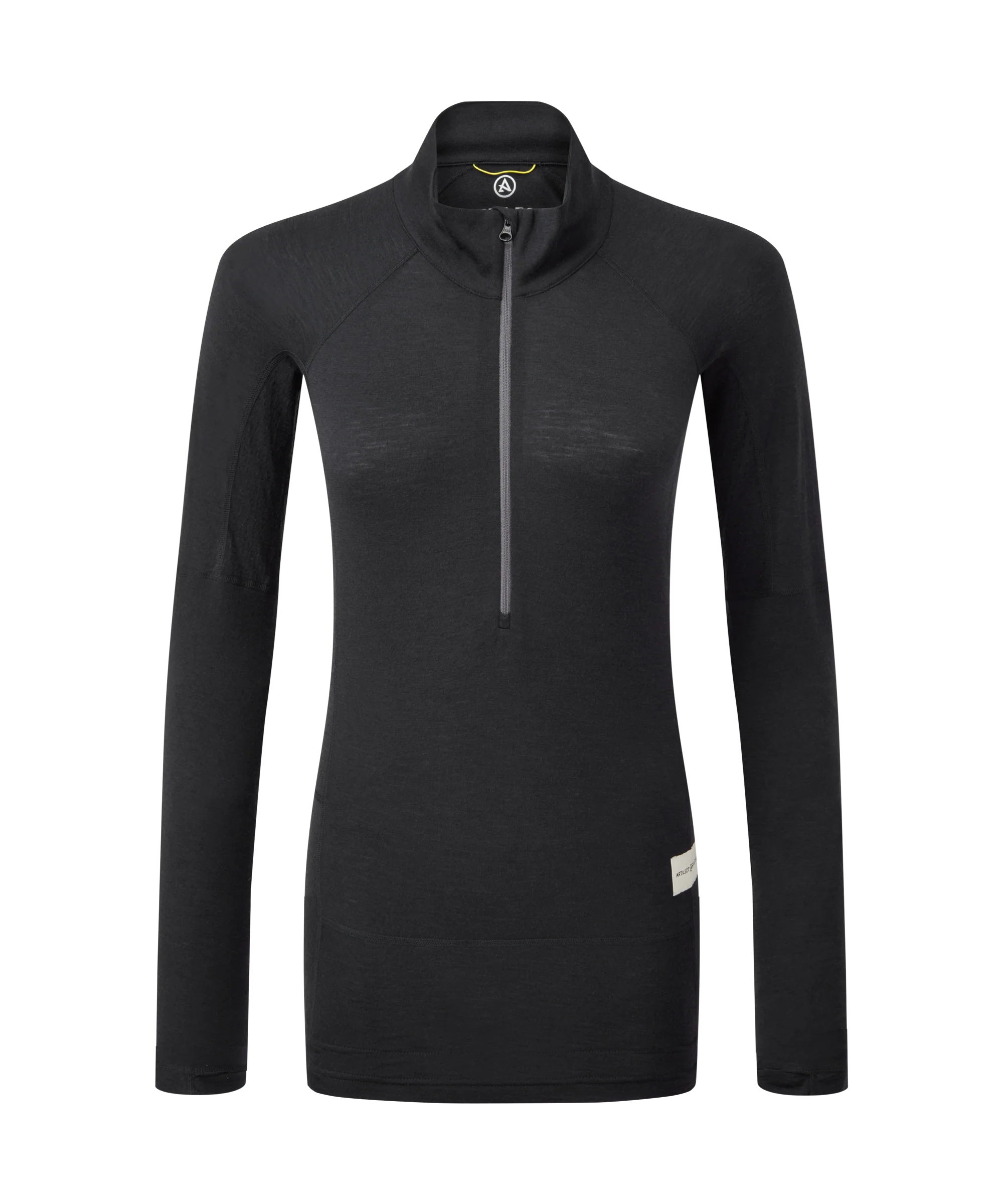 Womens Boulder 125 Quarter Zip Top - Black