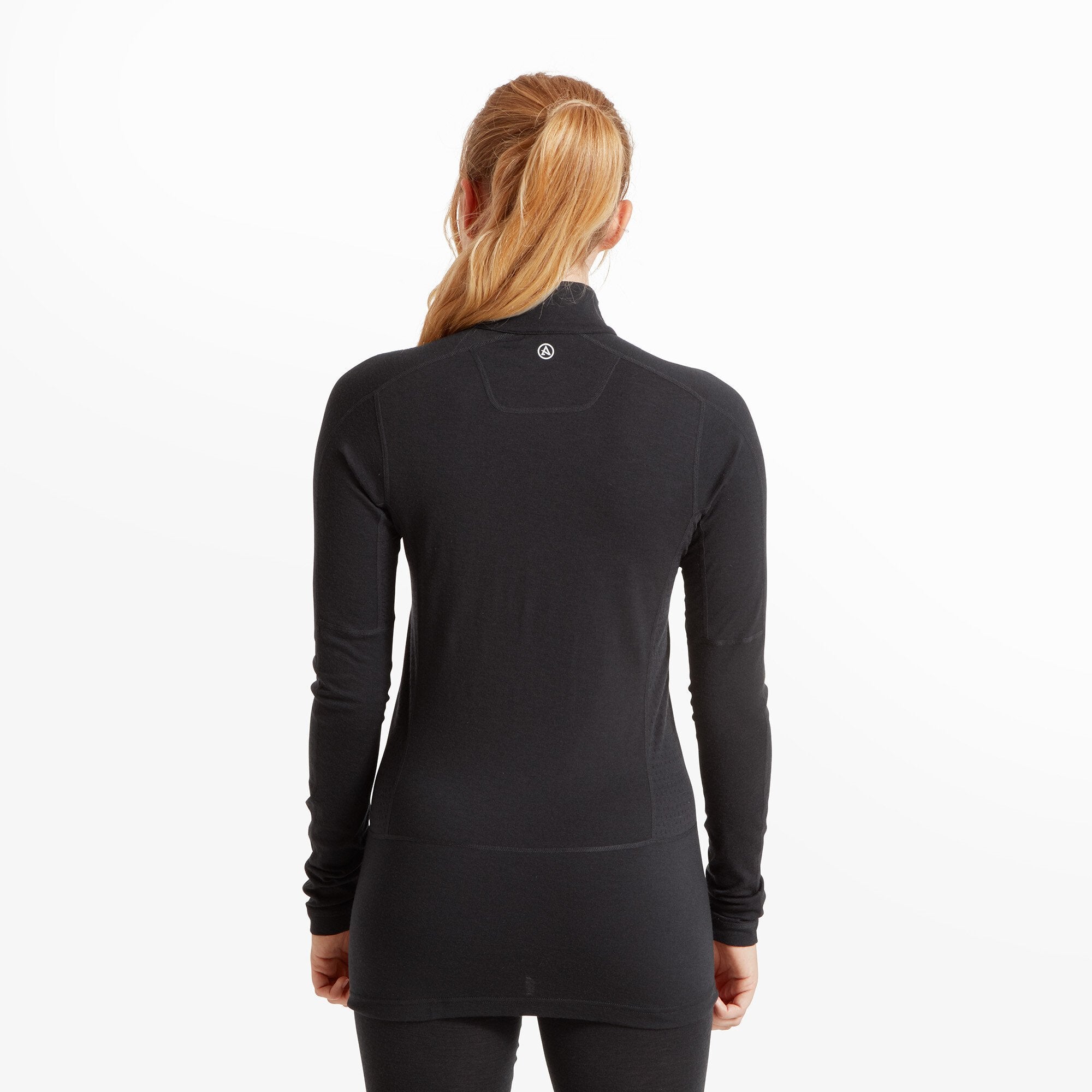 Womens Boulder 125 Quarter Zip Top - Black