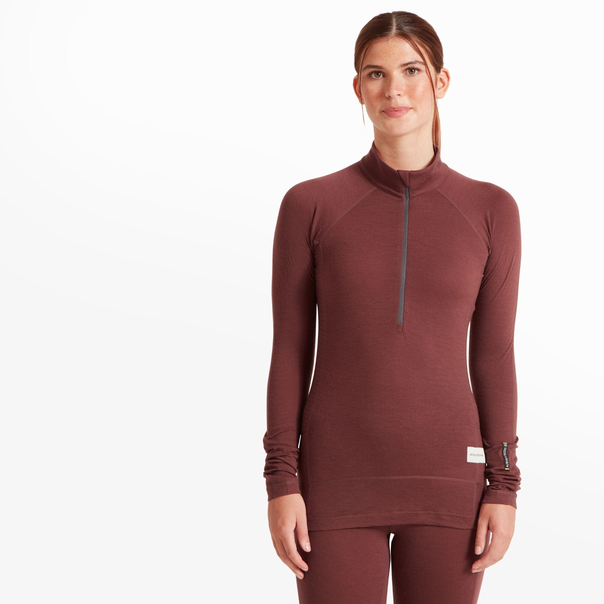 Womens Boulder 125 Quarter Zip Top - Andorra