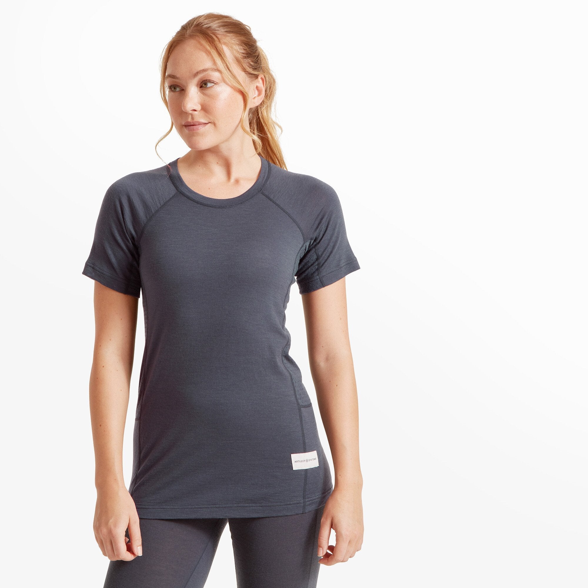 Womens Boulder 125 Tee - Dusk Blue