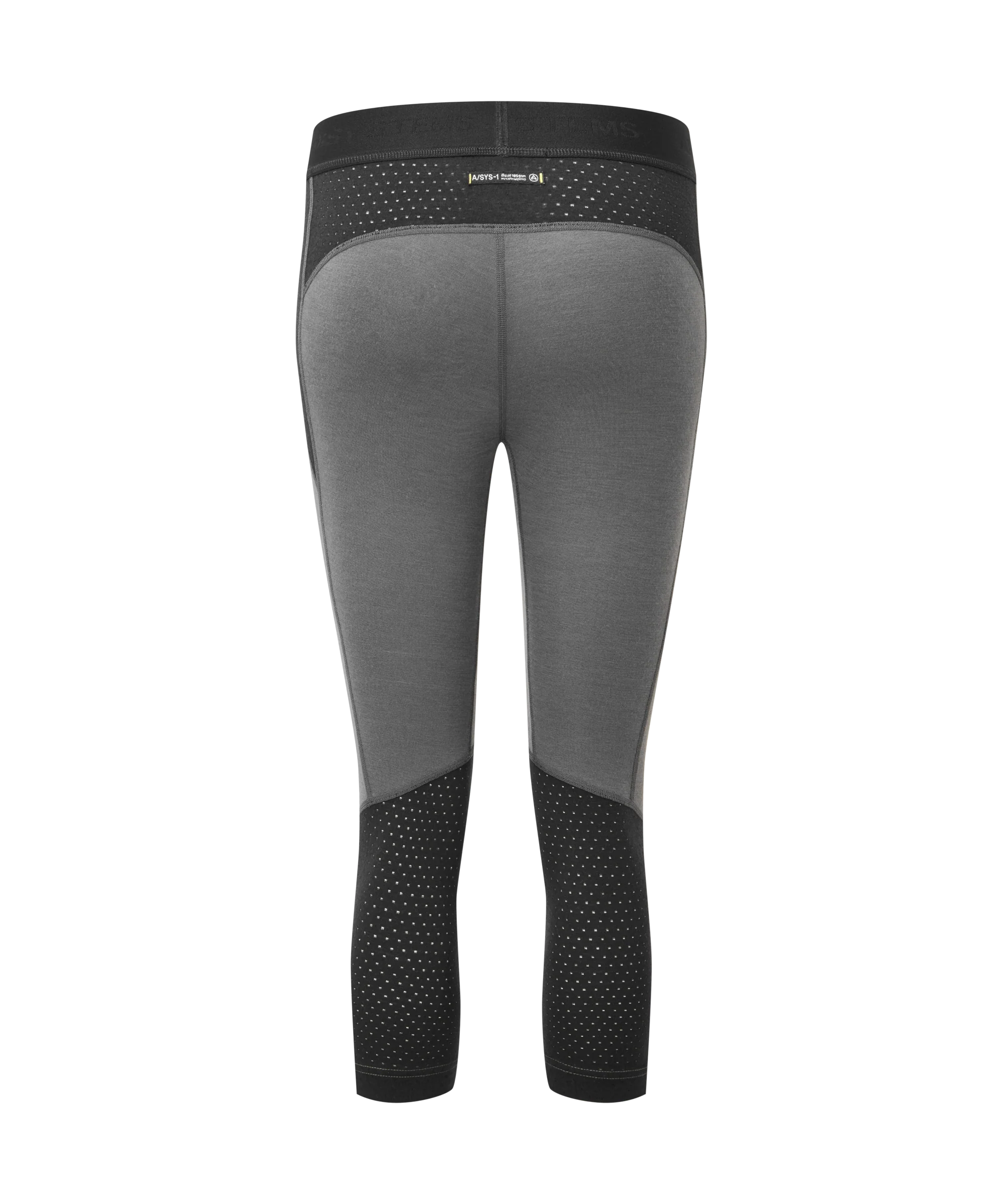 Womens Darkhorse 185 Zoned 3/4 Legging - Ash/Black